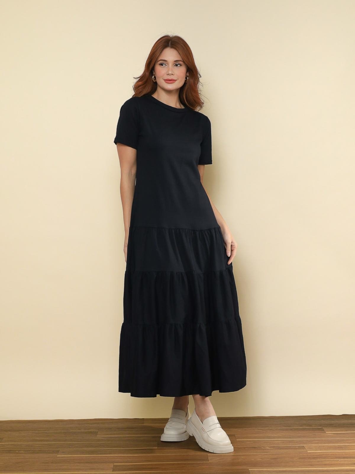 Vestido Amora Malha Preto
