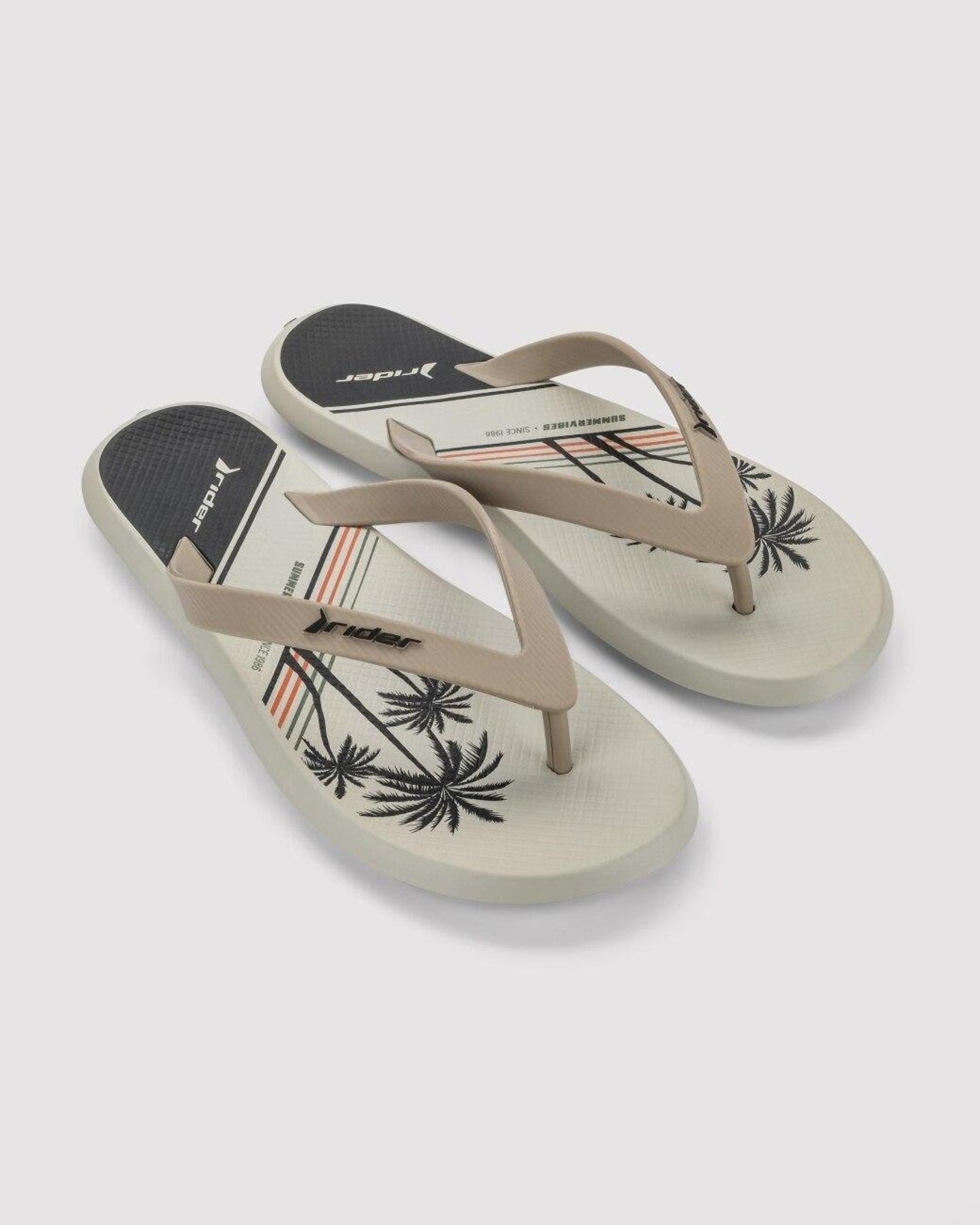 Chinelo de Dedo R1 Style Rider Bege