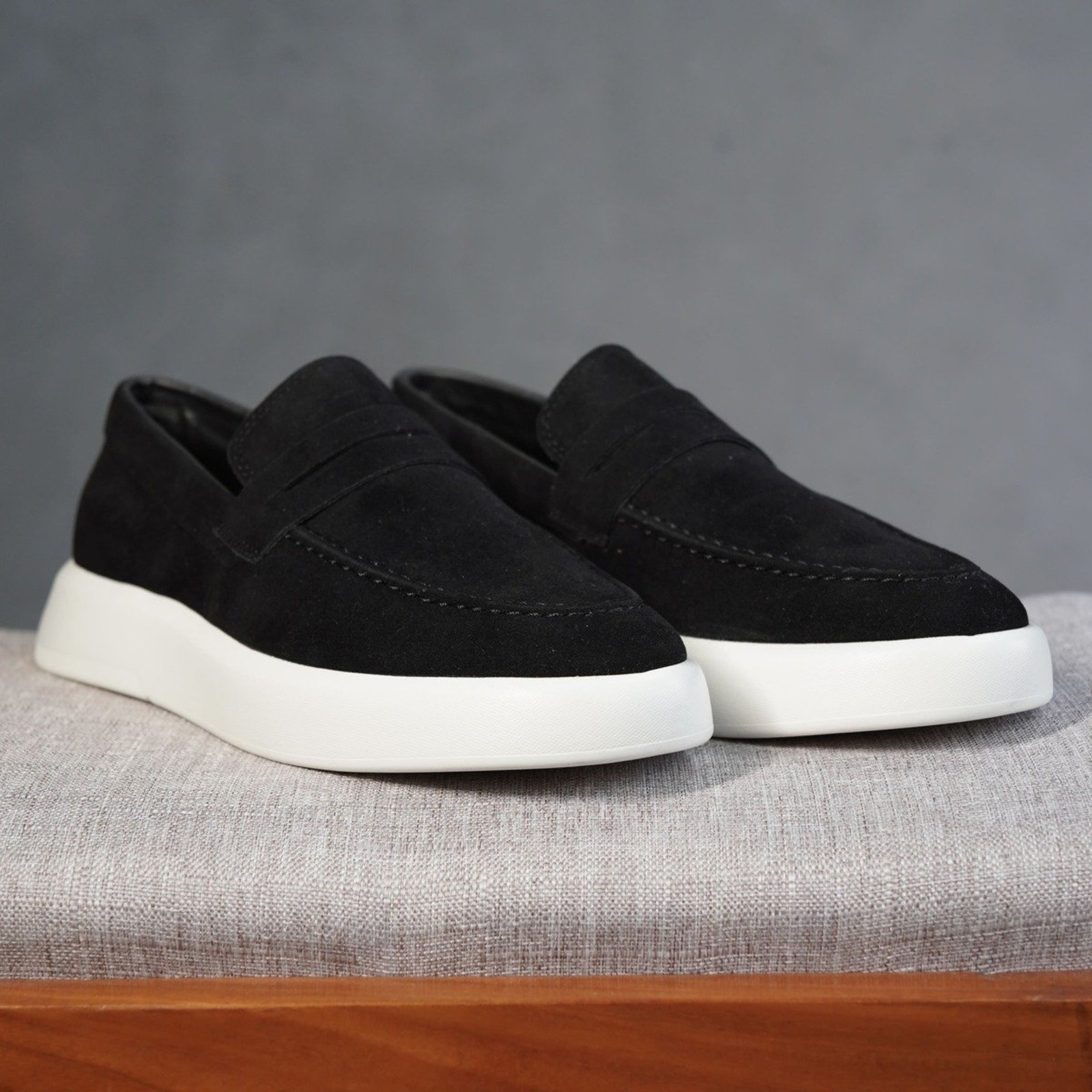 Mocassim Masculino Camurça Apollo Conforto Premium Solado Leve Trabalho Eventos Social