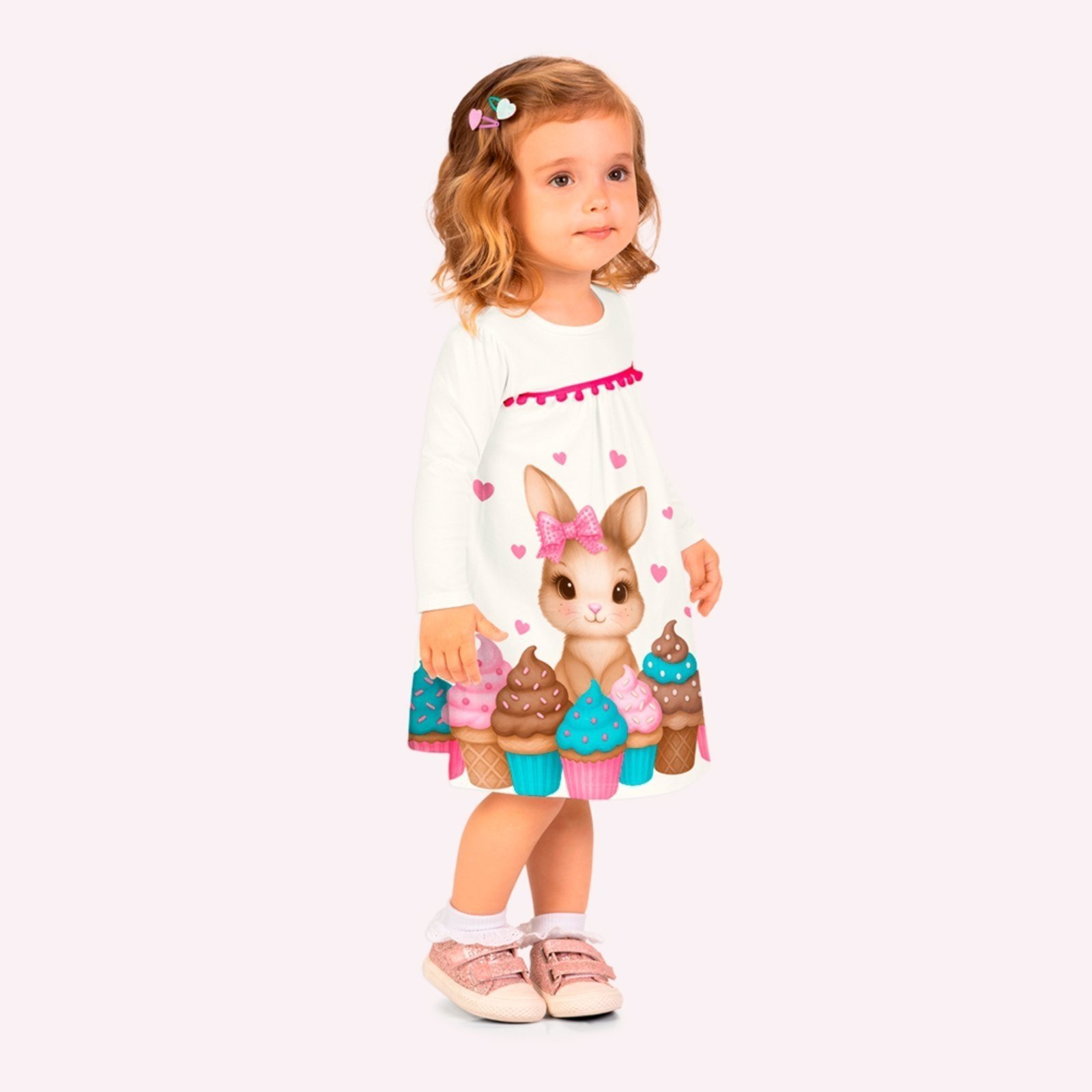 Infantil - Vestido Menina Coelinha Kyly