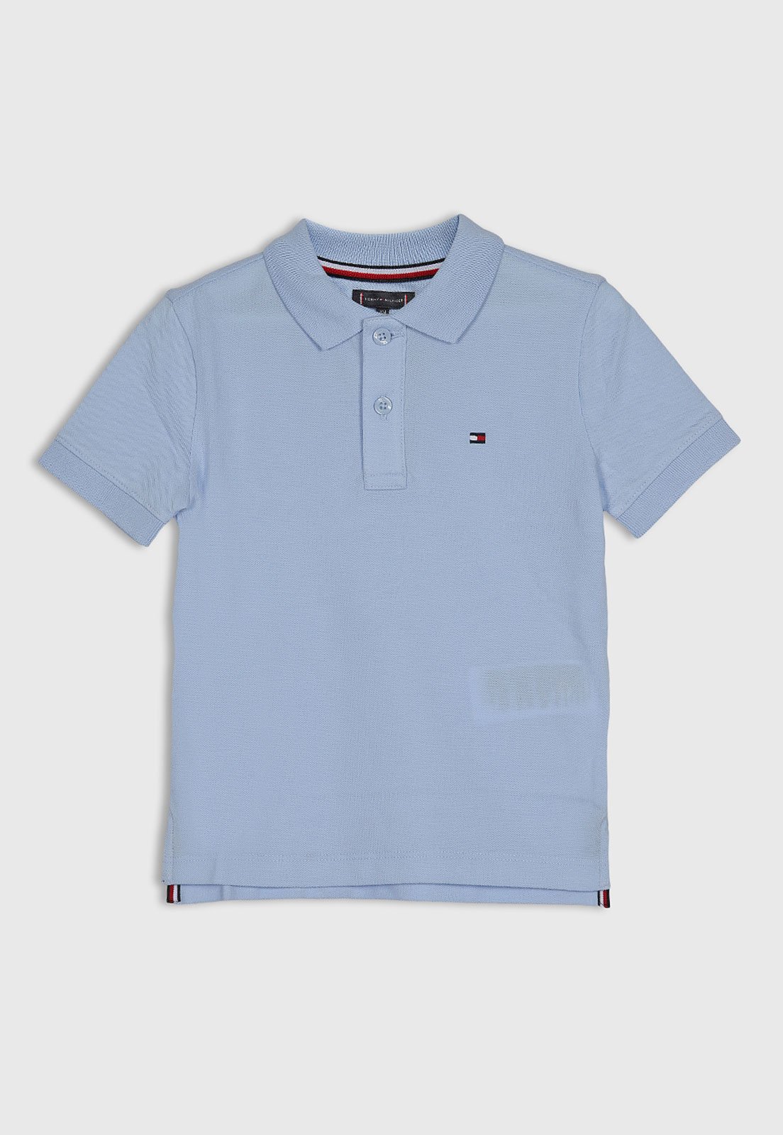 Infantil - Polo Tommy Hilfiger Logo Azul