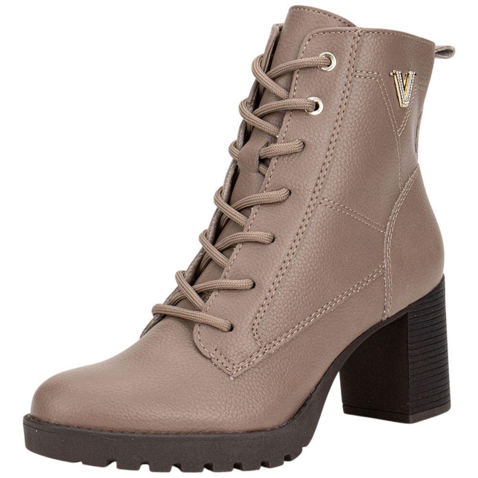 Bota Feminina Coturno Via Marte 338007 5833807 Preto — foto 2