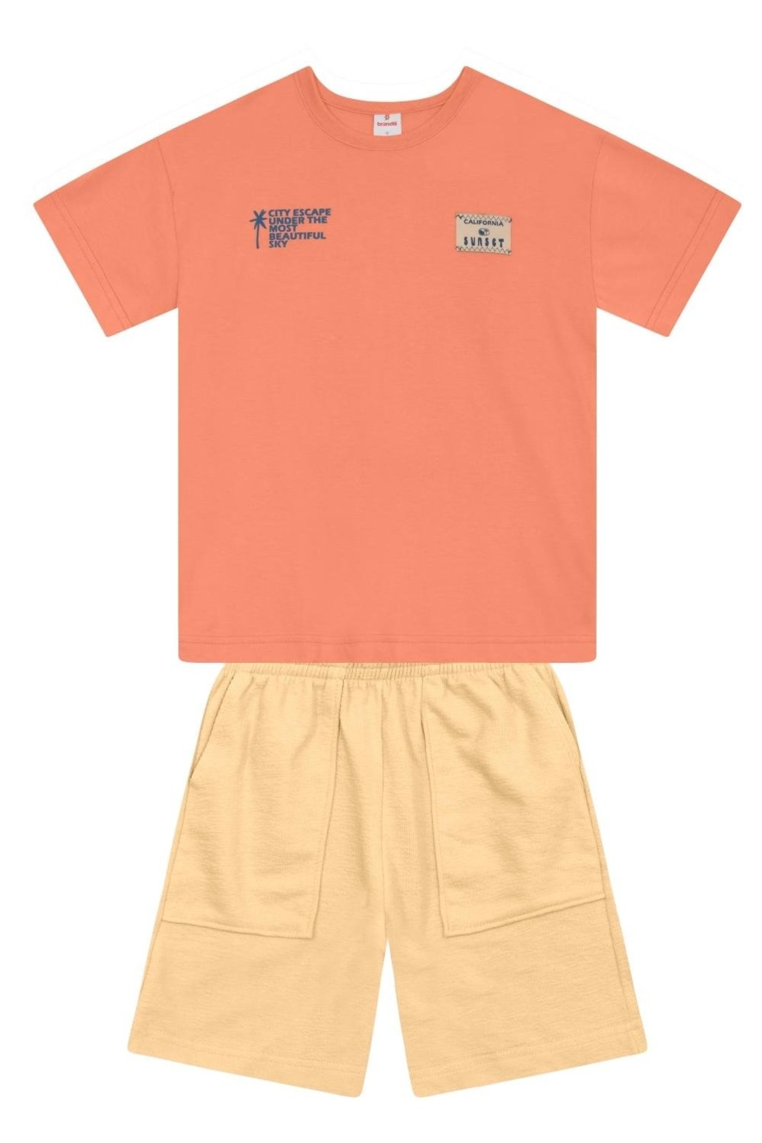 Infantil - Conjunto menino em meia malha Brandili