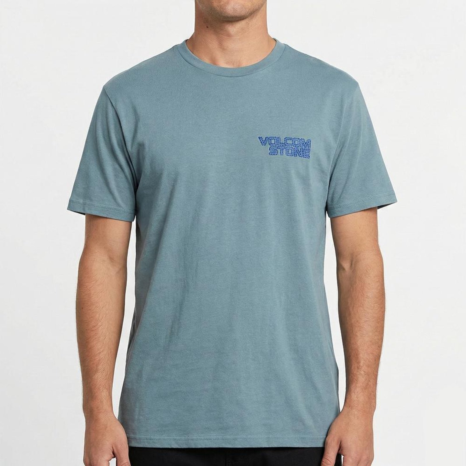 Camiseta Volcom Migrane SM26 Masculina Azul Claro