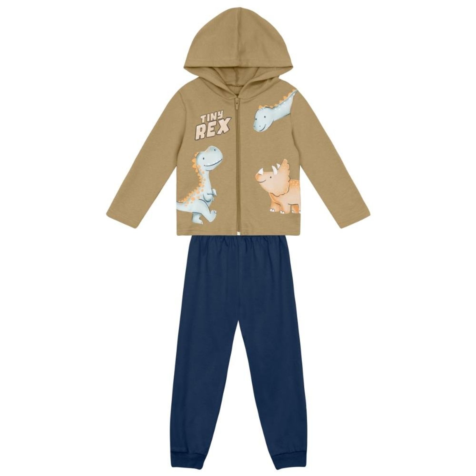 Infantil - Conjunto em moletom de dino Brandili