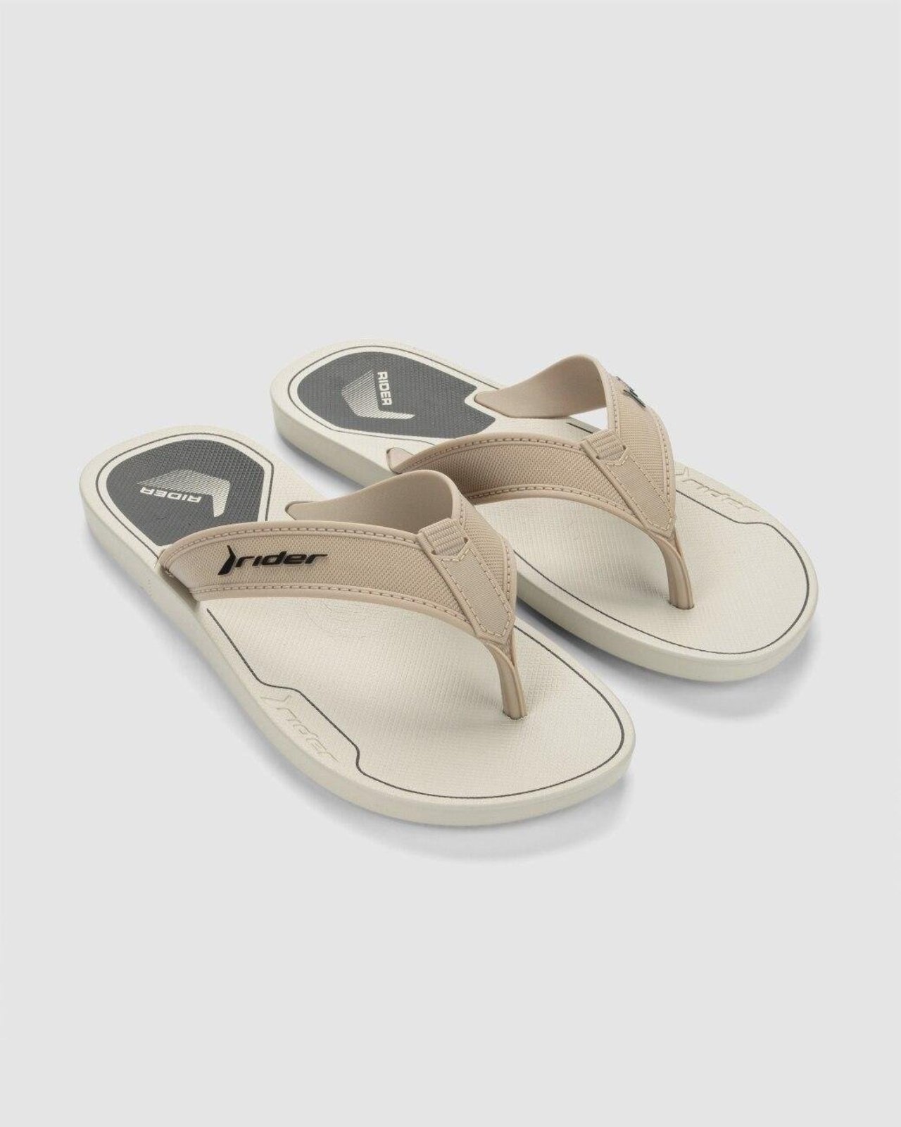 Chinelo Dedo Masculino Rider Sense Bege