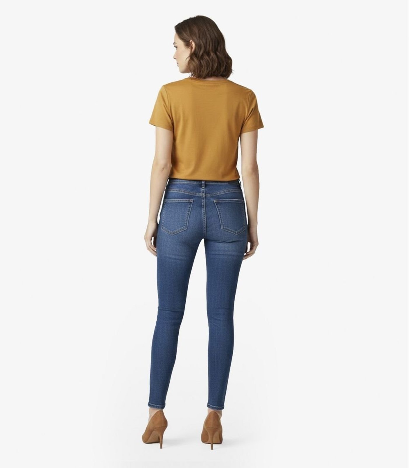Vista 2 Blusa Feminina Infinita Cor Chocolate marrom INFINITA COR marrom