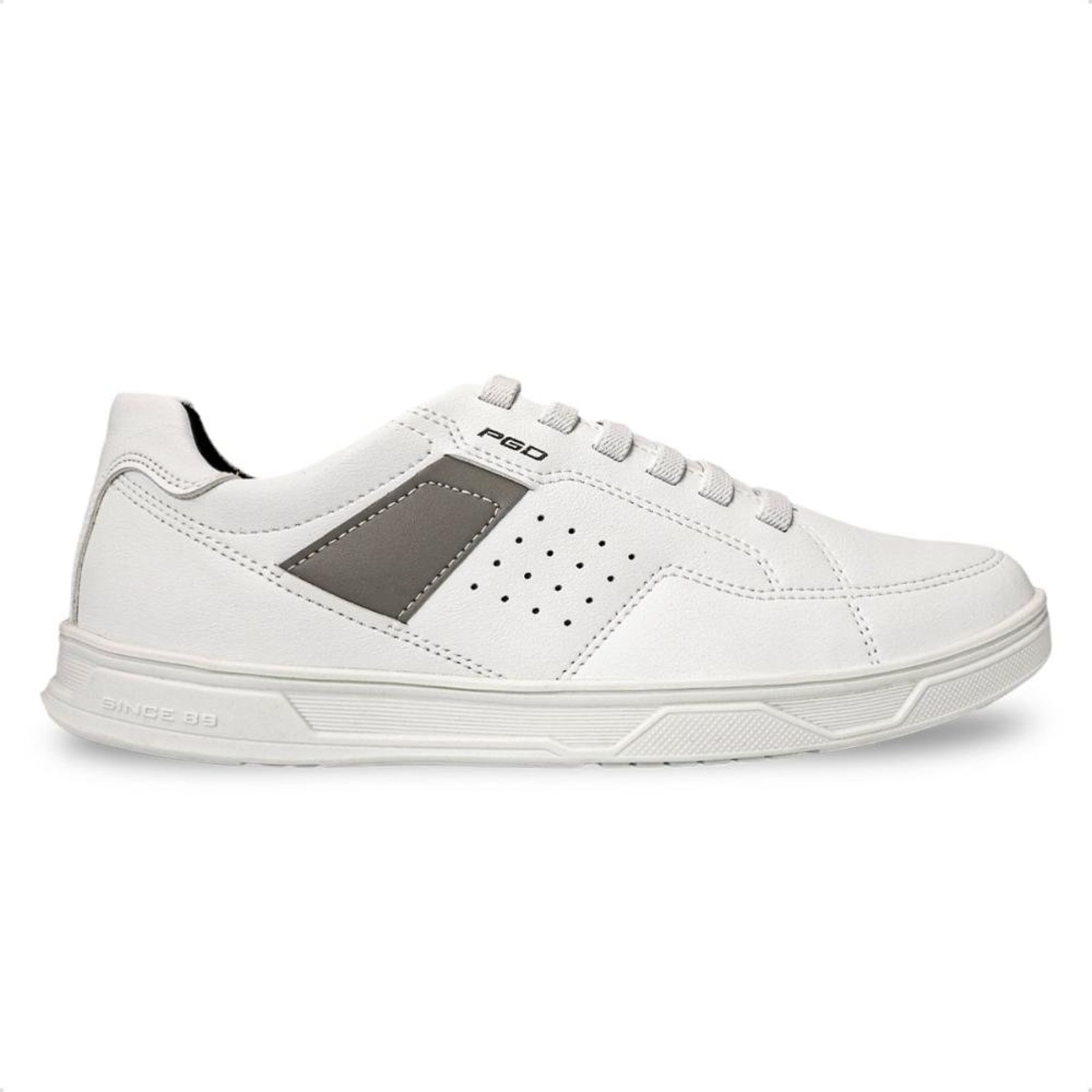 Sapatênis Pegada Masculino em Microfibra 171403 Branco
