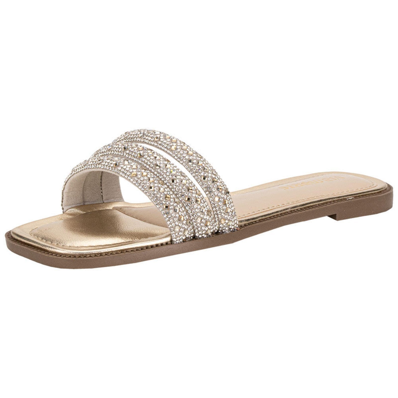 Tamanco Feminino Flat Via Marte 291006 5830291 Dourado