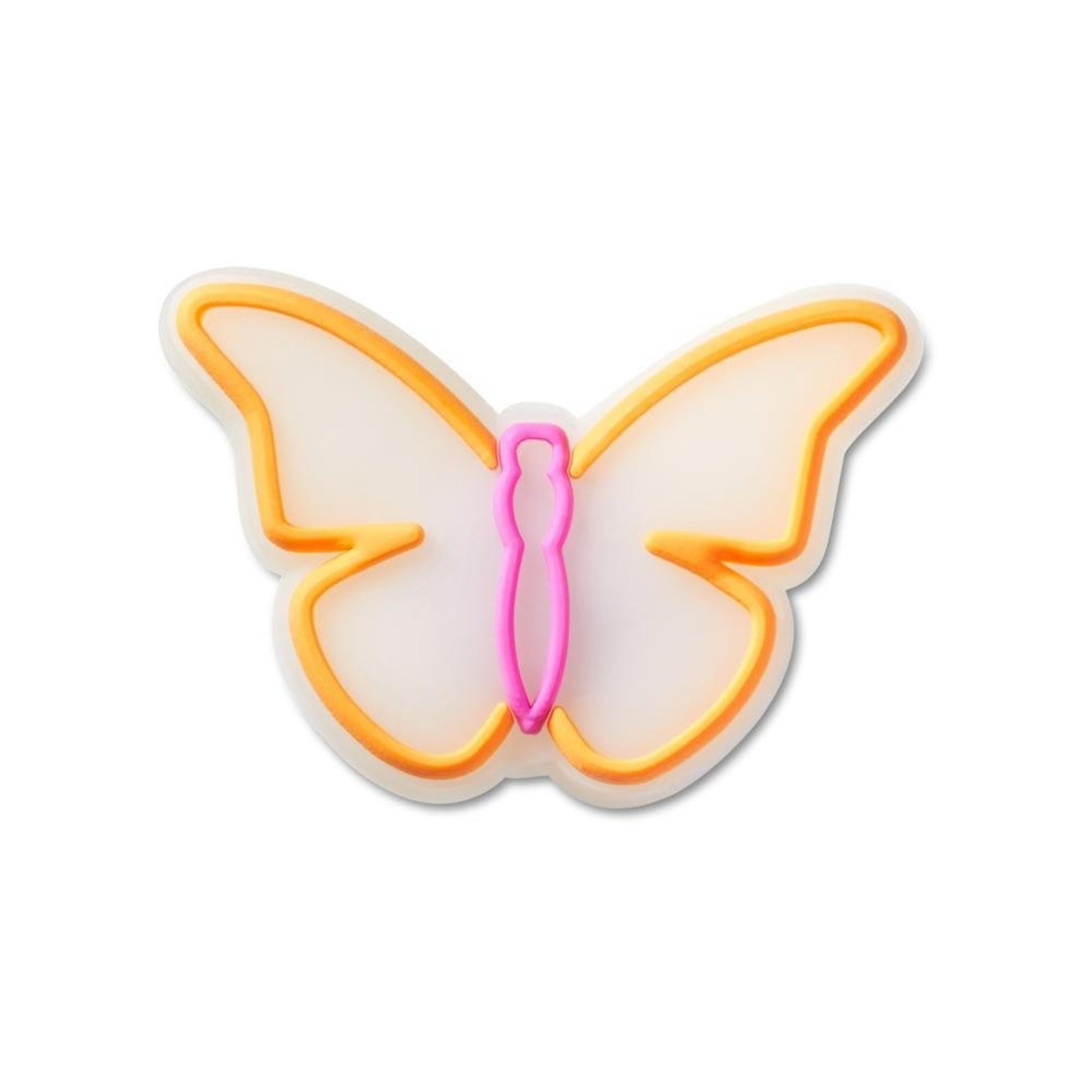 Infantil - Jibbitz™ Borboleta Com Led Único Branco