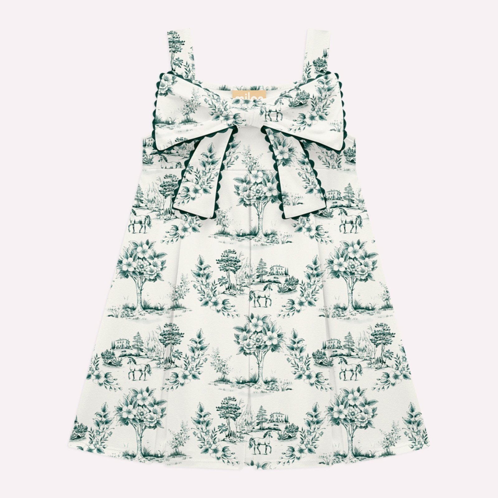 Infantil - Vestido Menina Laço Milon