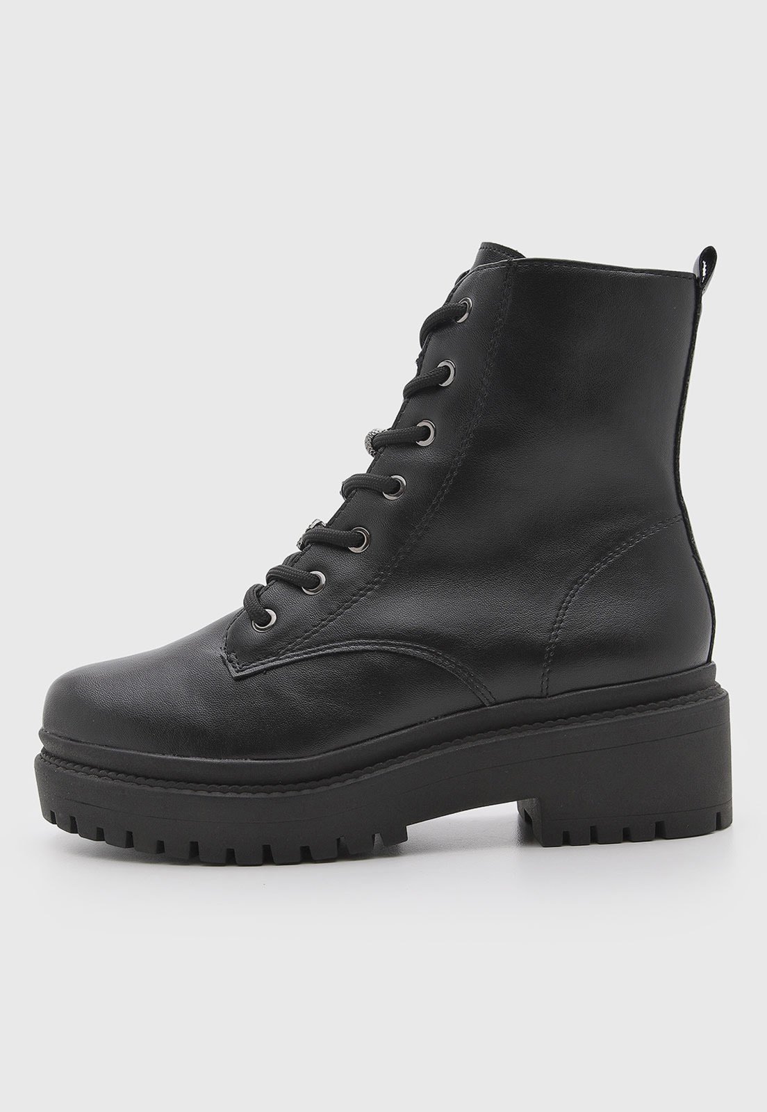 Bota Feminina Via Marte Cano Baixo Preta
