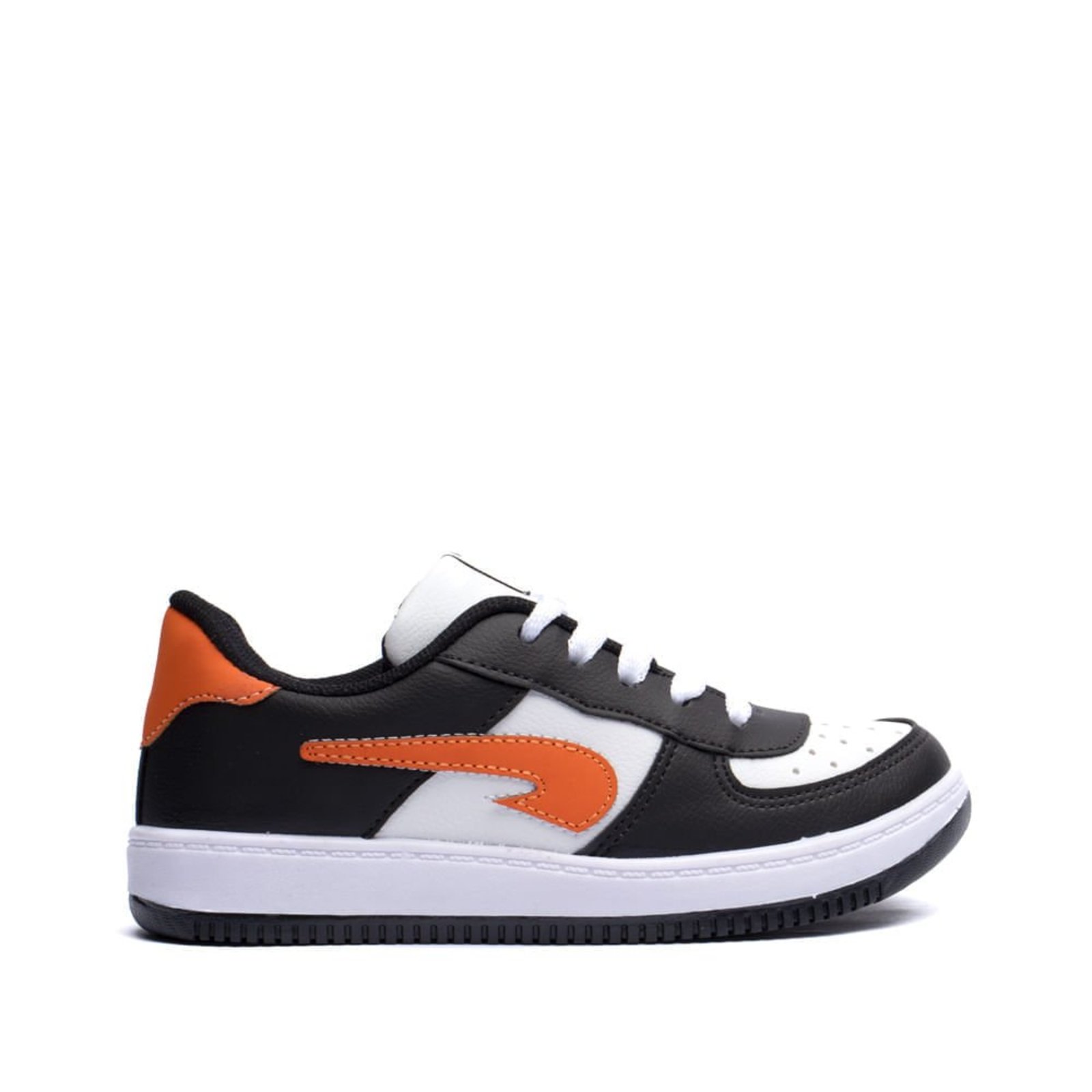 Vista 2 Infantil - Tênis Menino Club Happy Street Laranja preto Club Happy preto