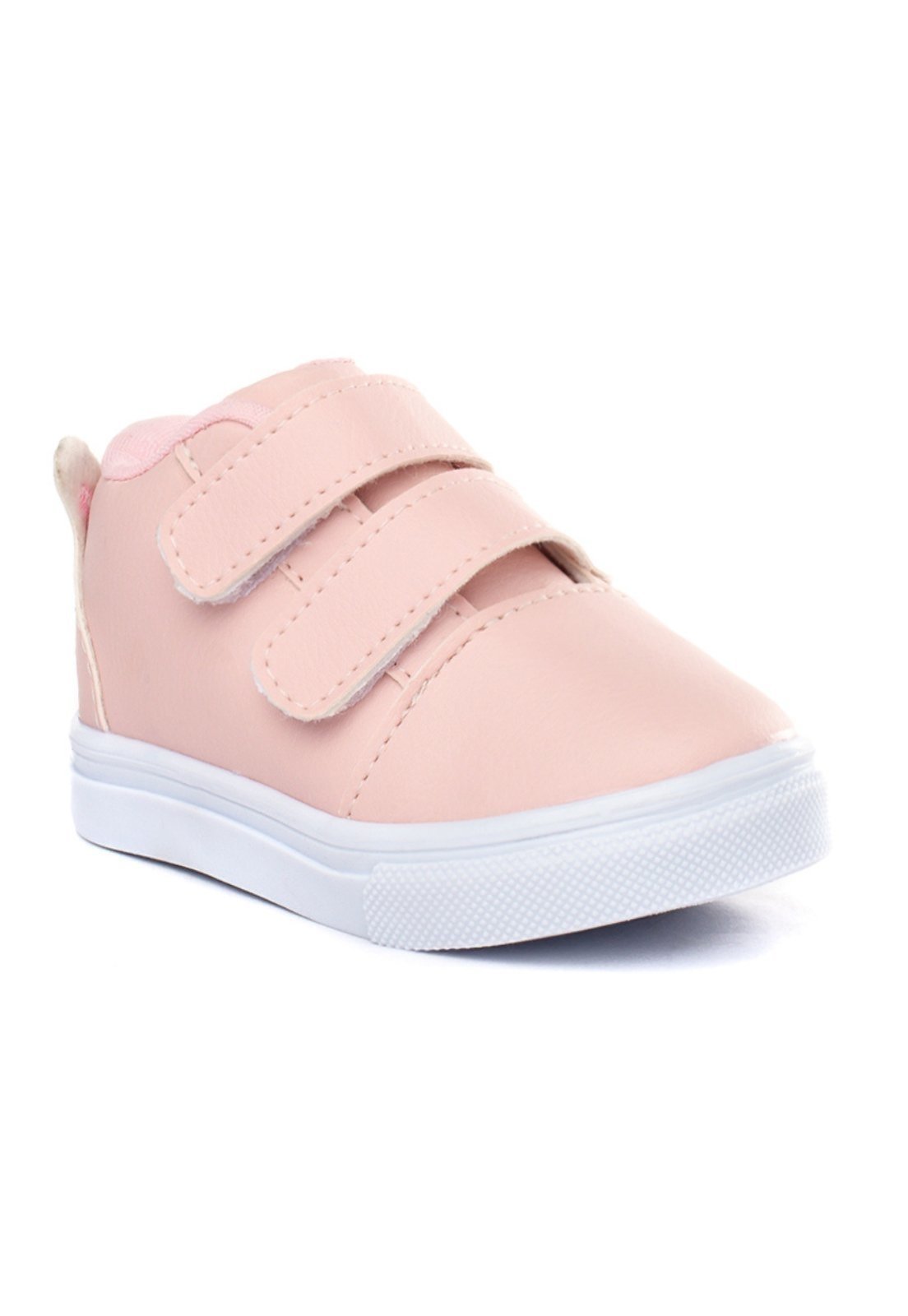 Vista 3 Infantil - Tênis Feminino Bordado Gatinha Funfy Casual 1026A Menina rosa Funfy rosa