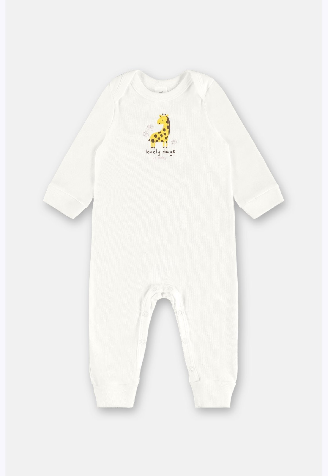 Infantil - Macacão Essentials Suedine Up Baby Branco
