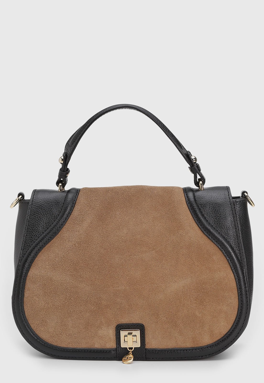 Bolsa Feminina Jorge Bischoff Alça Estruturada Marrom