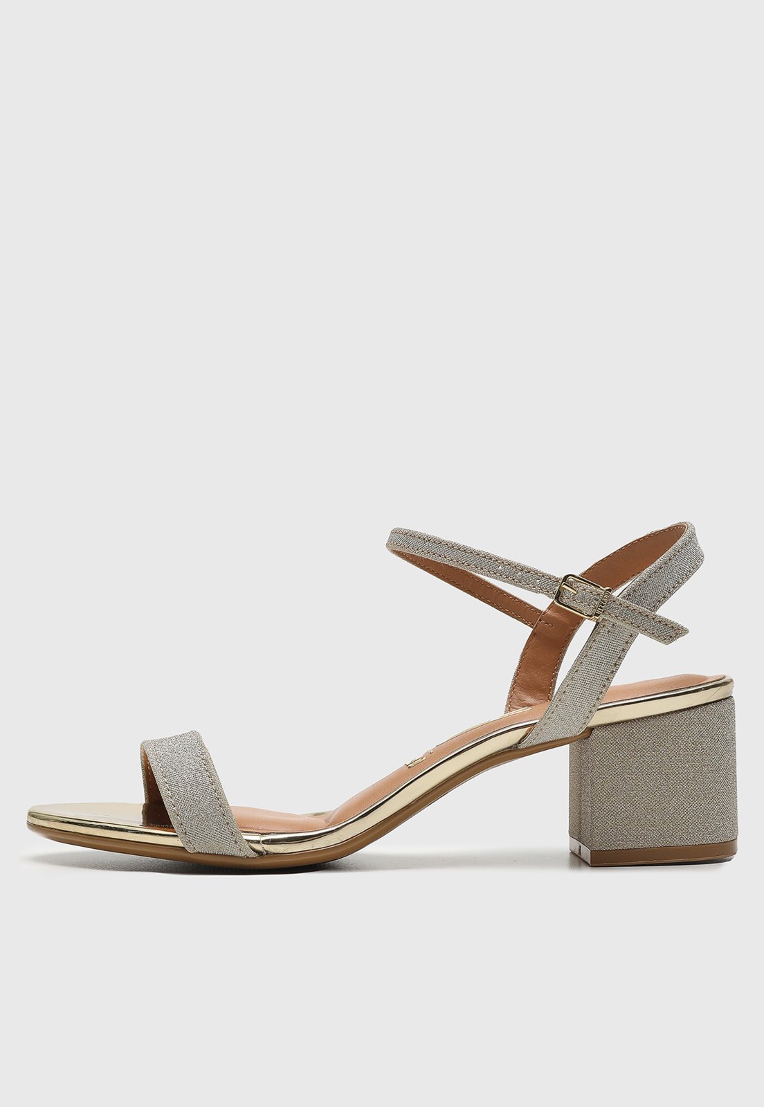 Sandália Vizzano Glitter Dourada