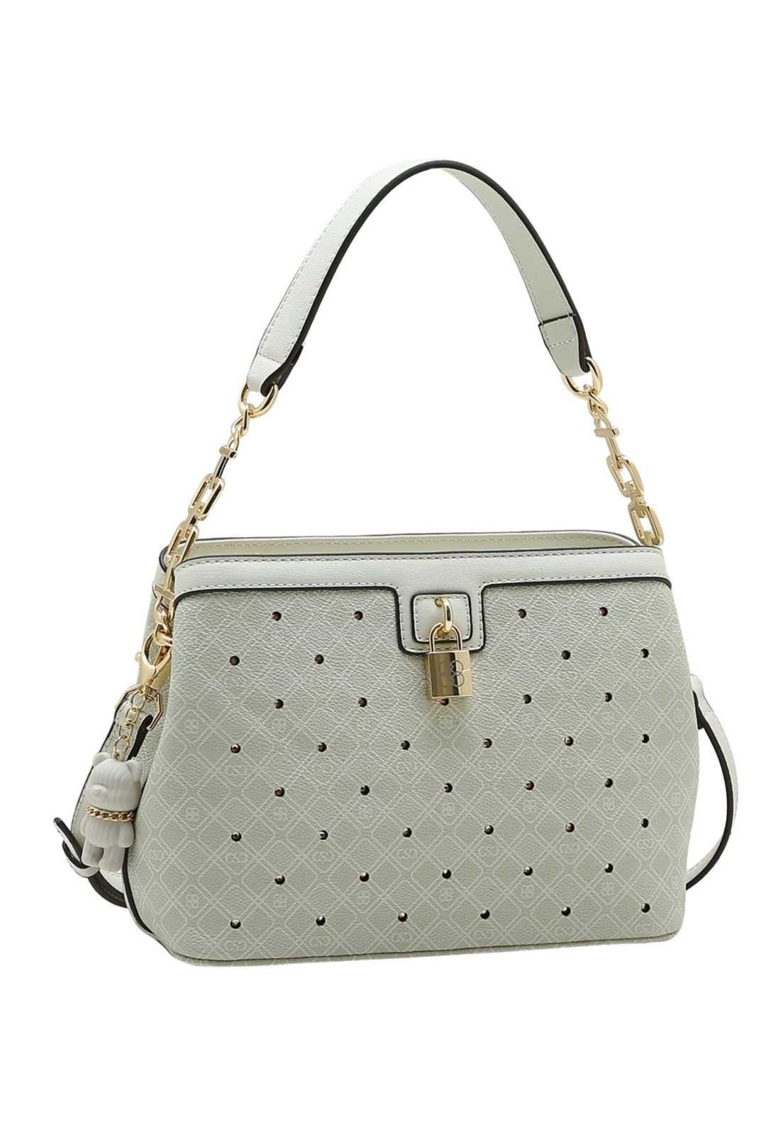 Bolsa Feminina Chenson New Cristal 3485758 OFF WHITE