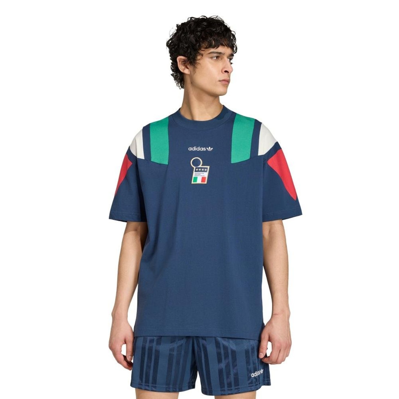Camiseta EQT Itália adidas Performance Azul