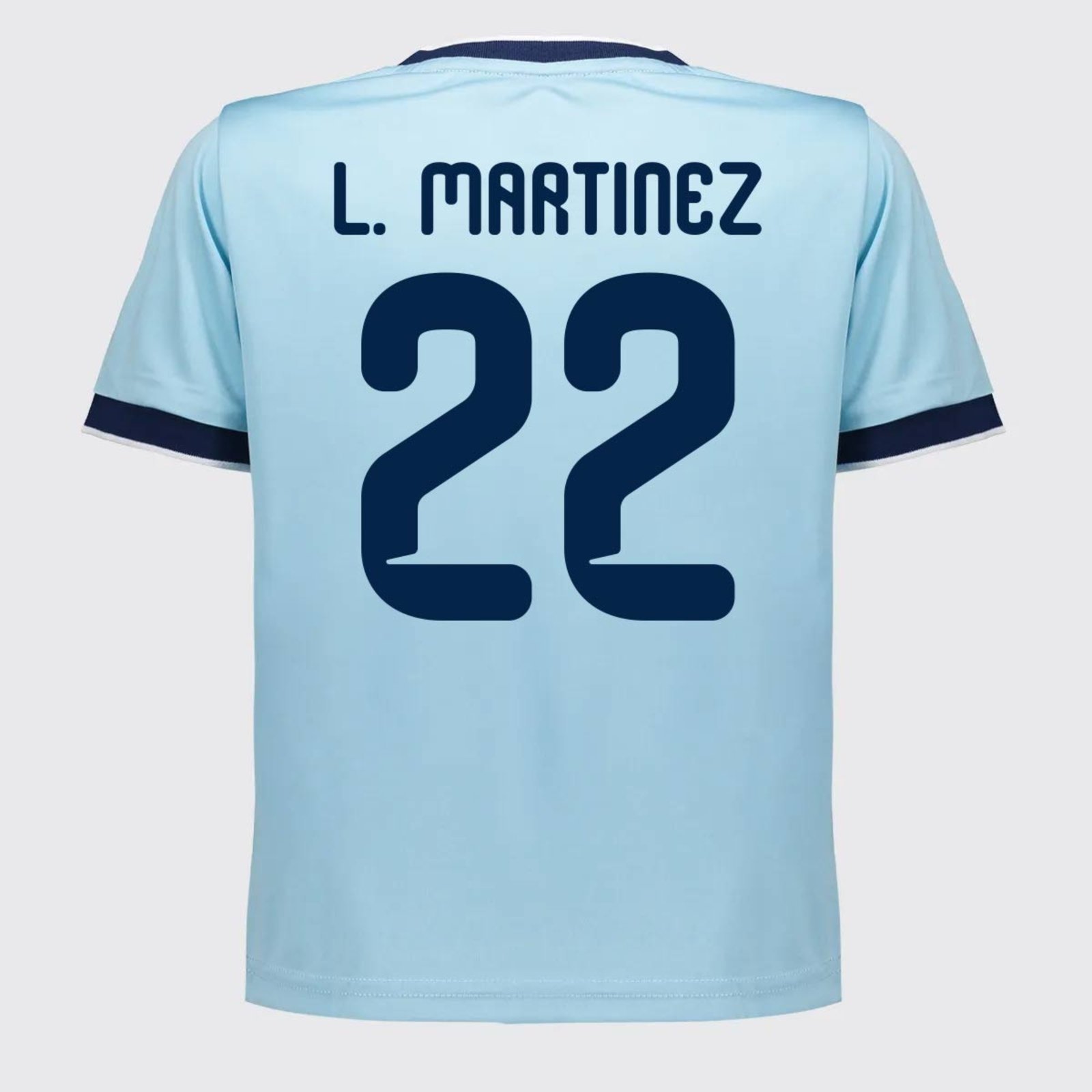 Camisa Argentina Lanes Azul 22 L. Martinez