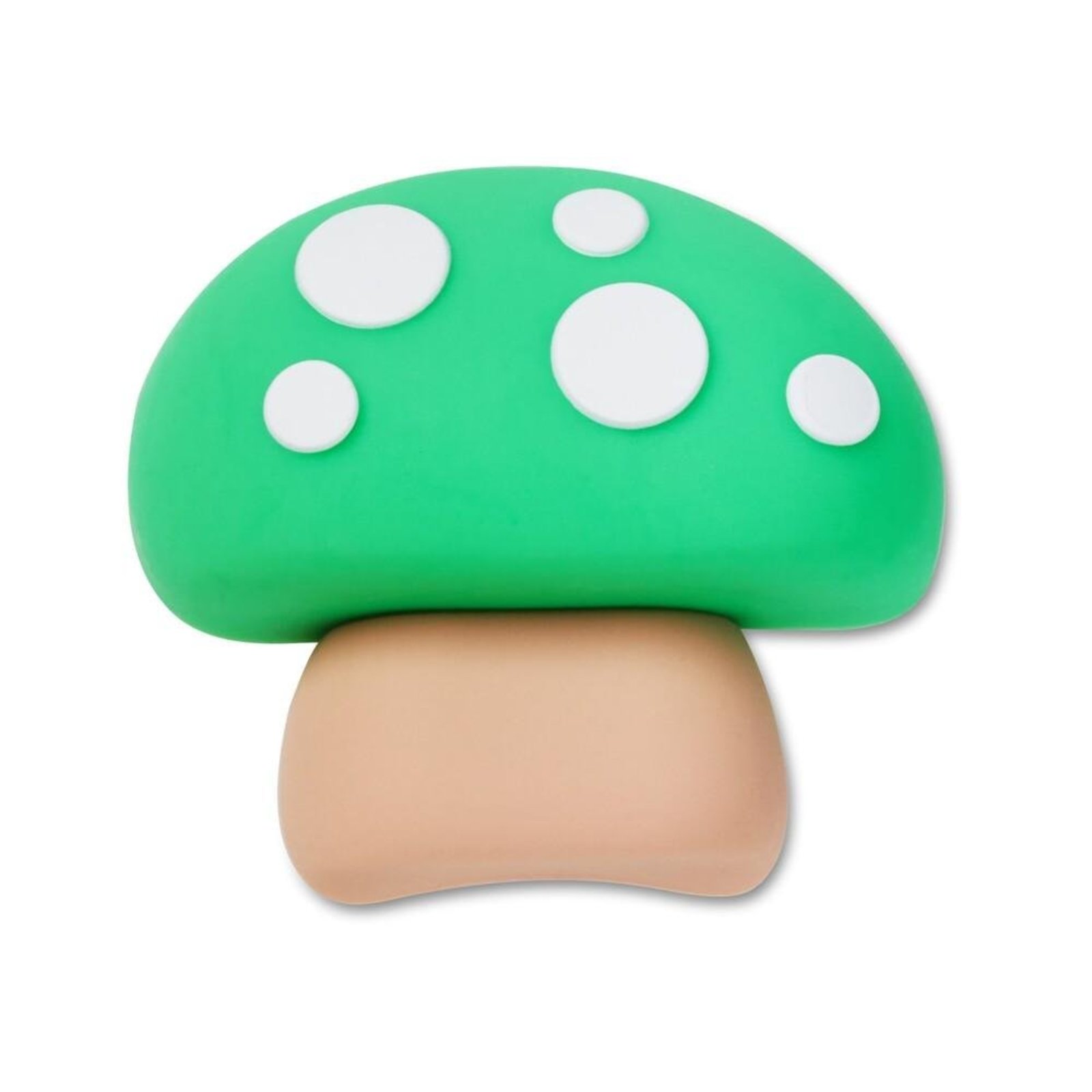 Infantil - Jibbitz™ Cogumelo Verde Squishy Único Branco