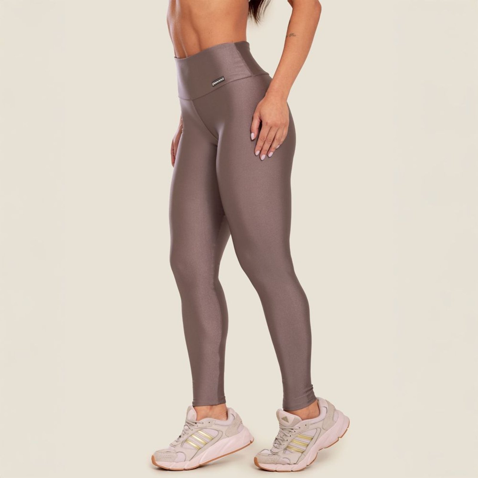 Legging Basics Cáqui Alquimia Platinado Donna Carioca