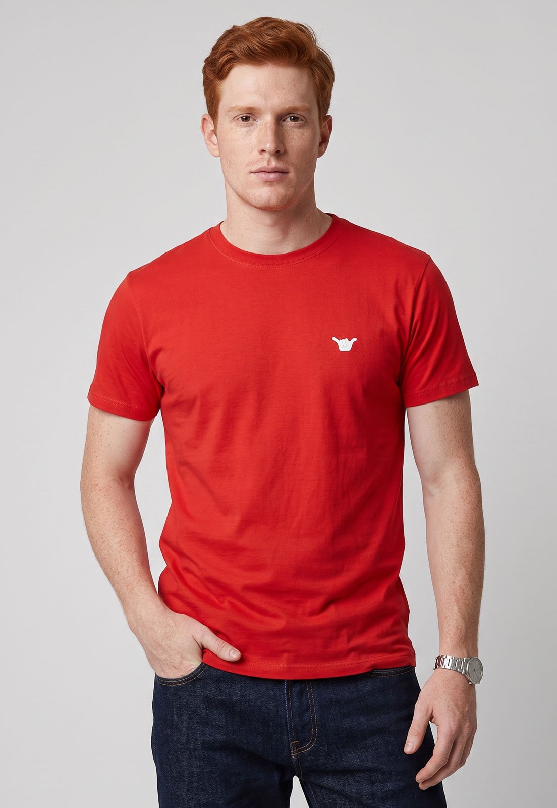Camiseta Masculina Hang Loose Silk Company Vermelha