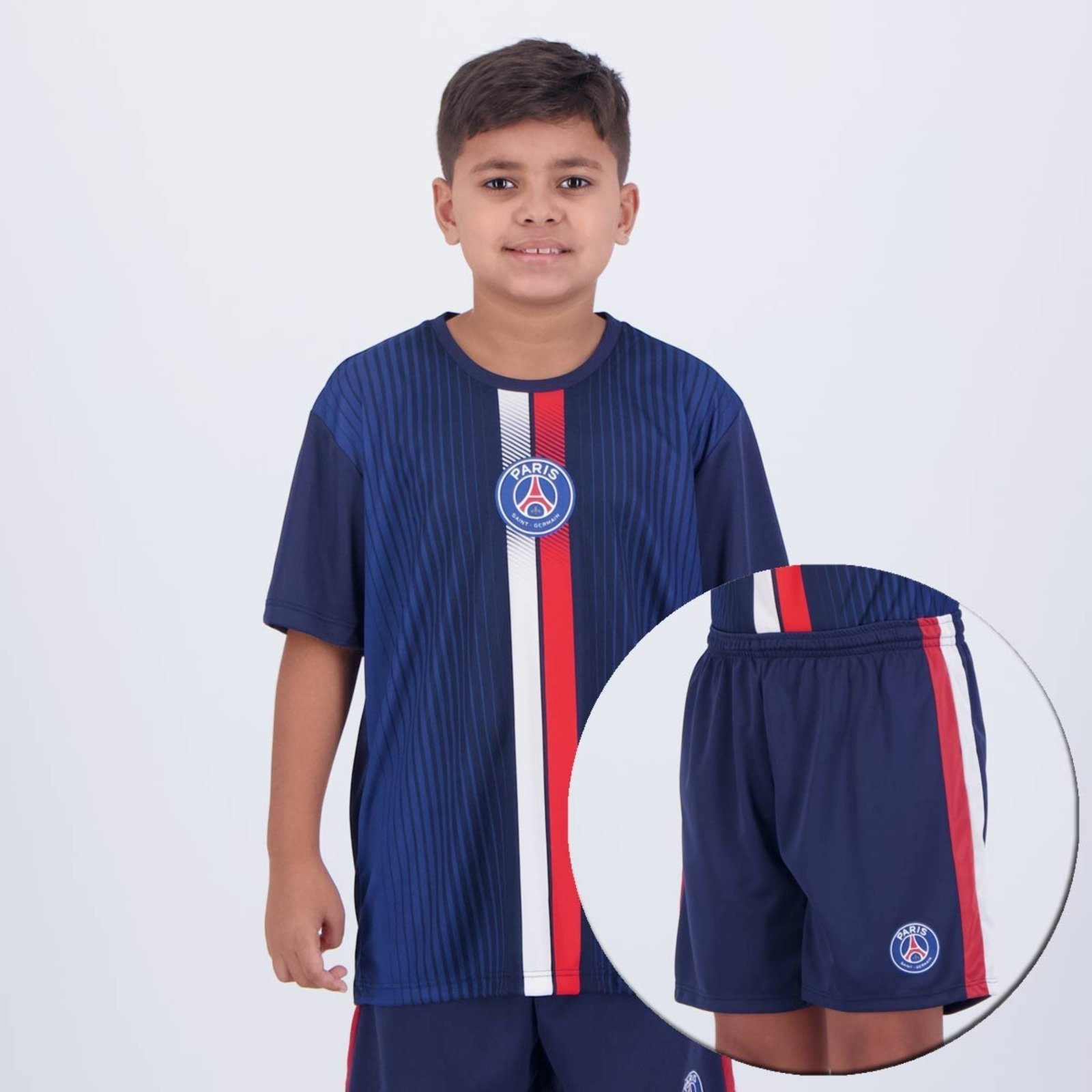 Kit PSG Mini Craque Azul Marinho