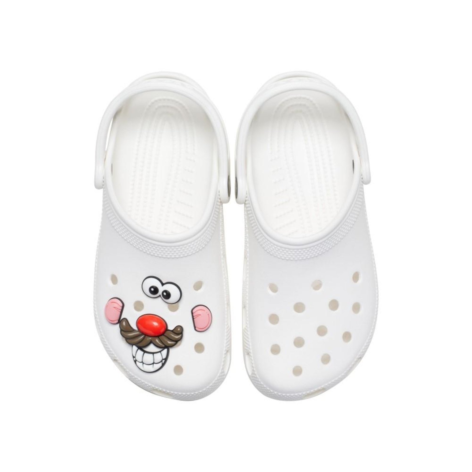 Vista 3 Infantil - Jibbitz™ Sr. Cabeça de Batata Pack com 5 Peças Crocs branco
