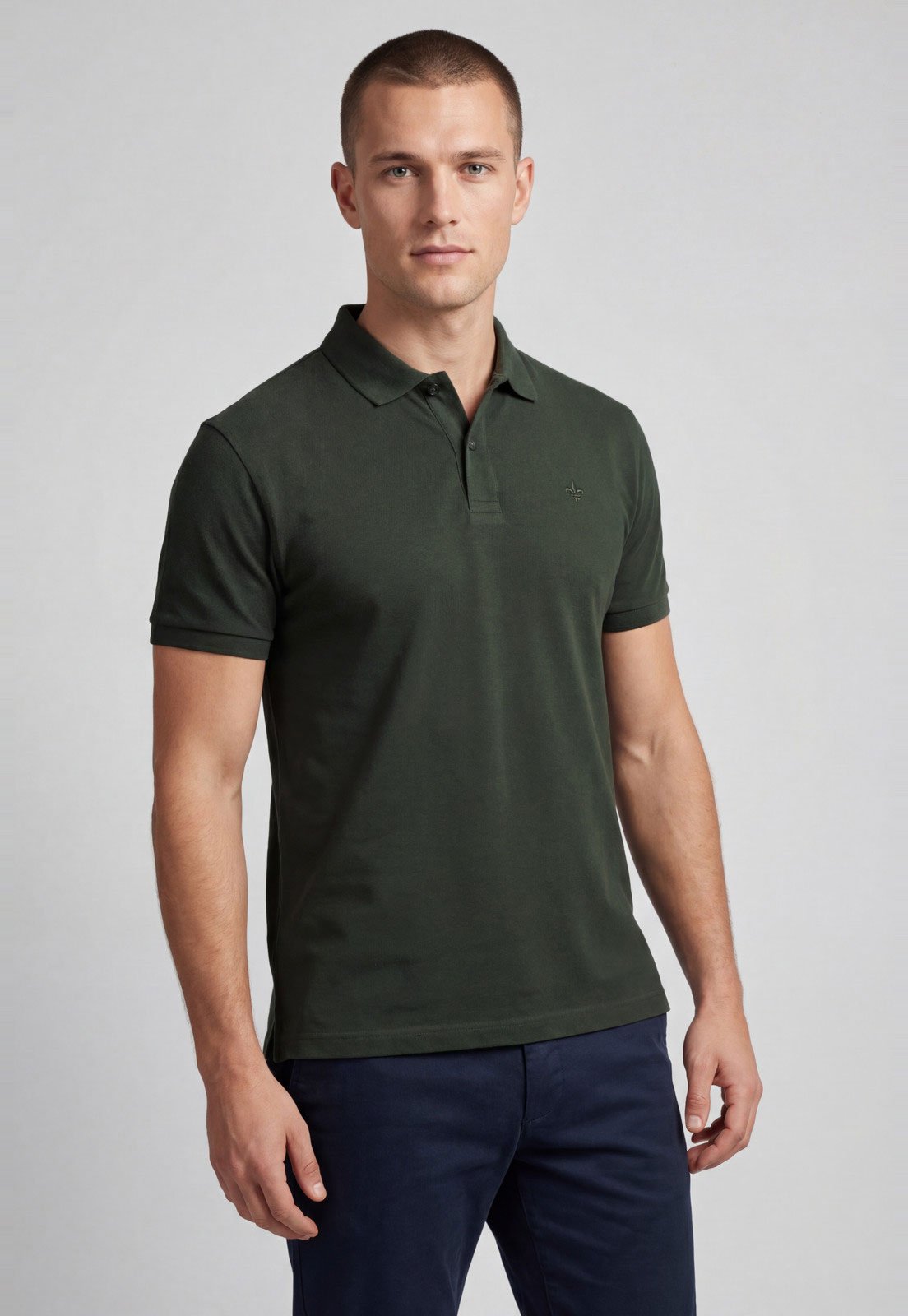 Polo Masculina Dudalina Clássica Verde
