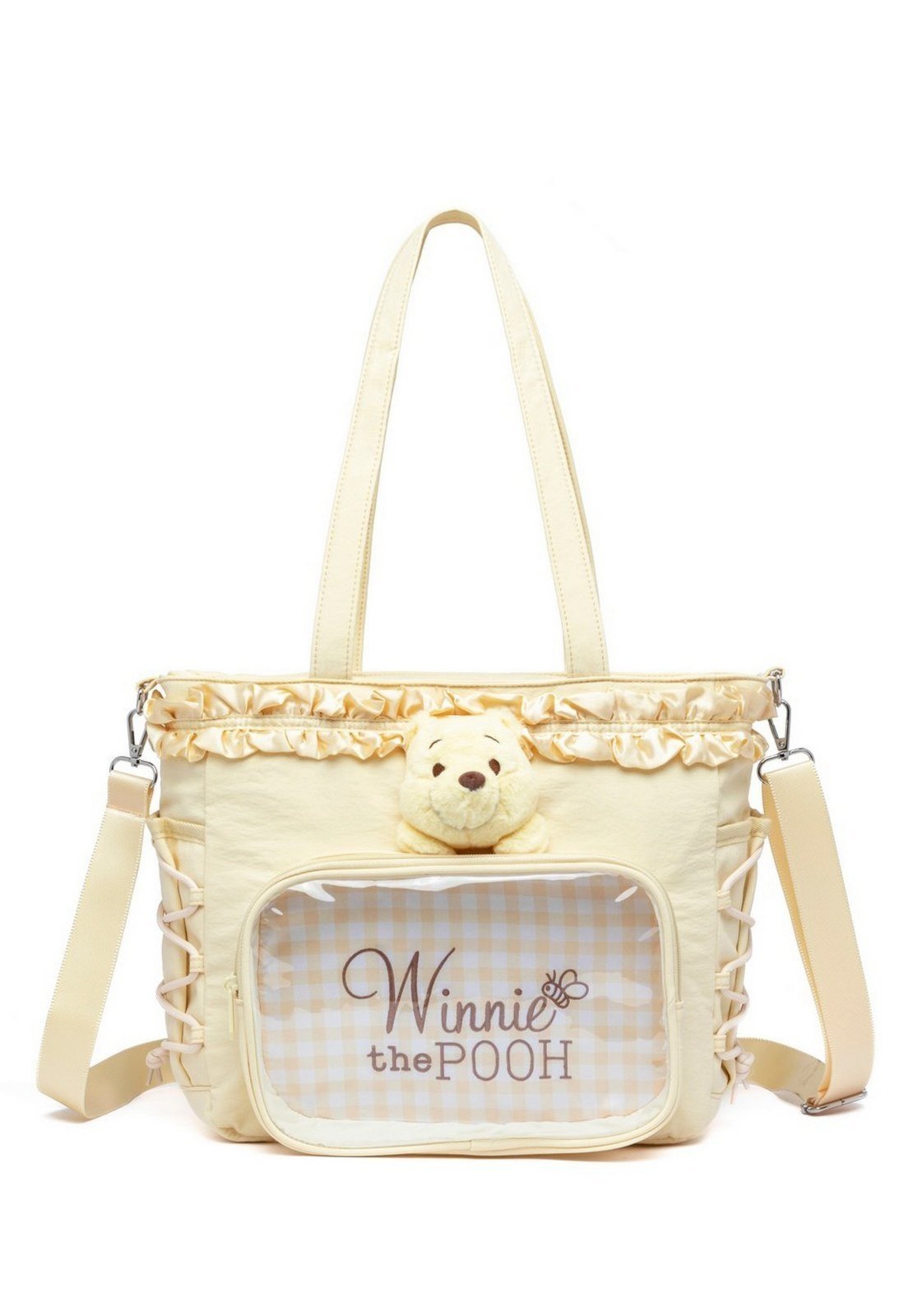 Infantil - Bolsa De Mão Ursinho Pooh Espaçosa Alça Disney