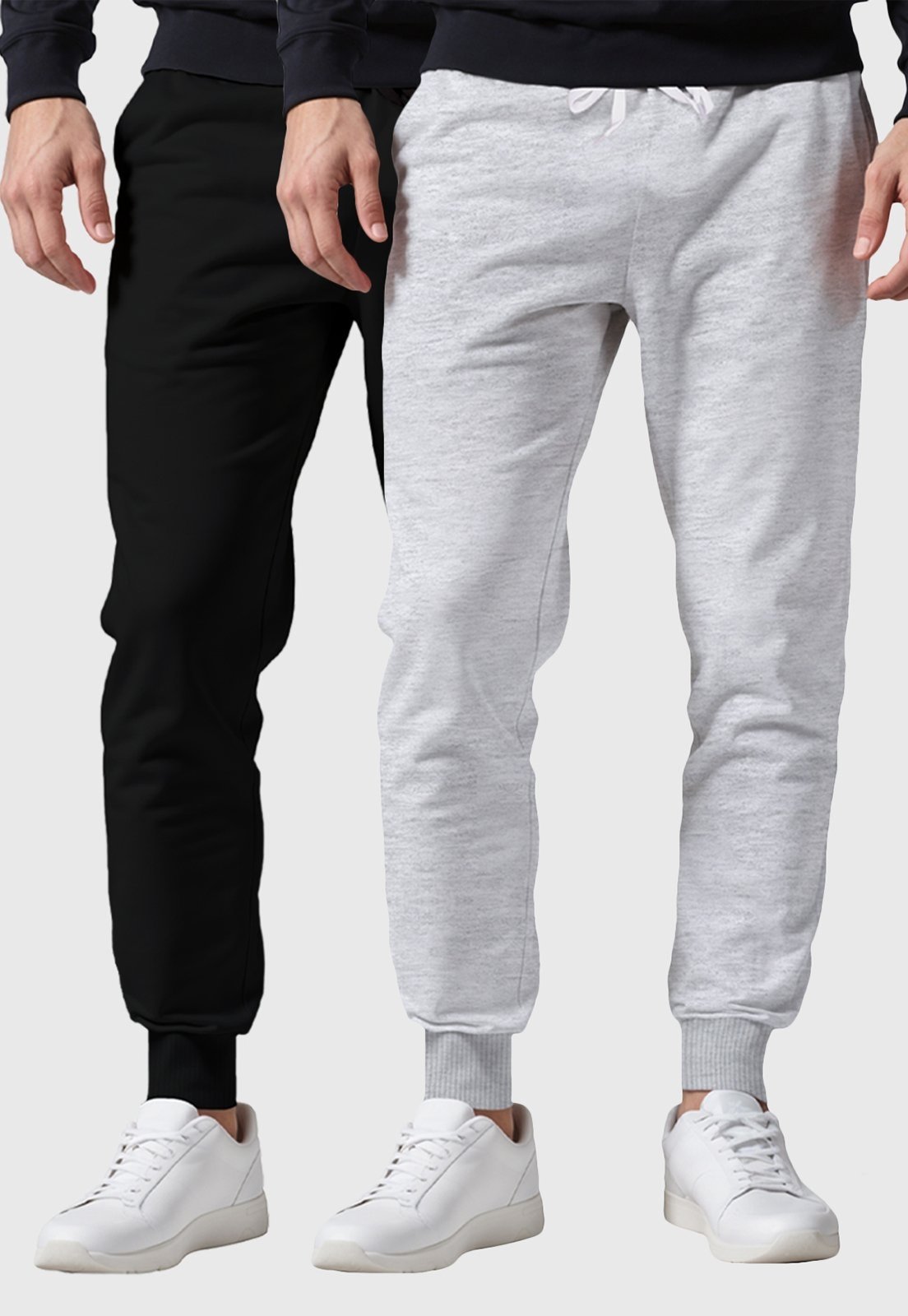 Kit 2 Calça Masculina Benellys Preto e Cinza