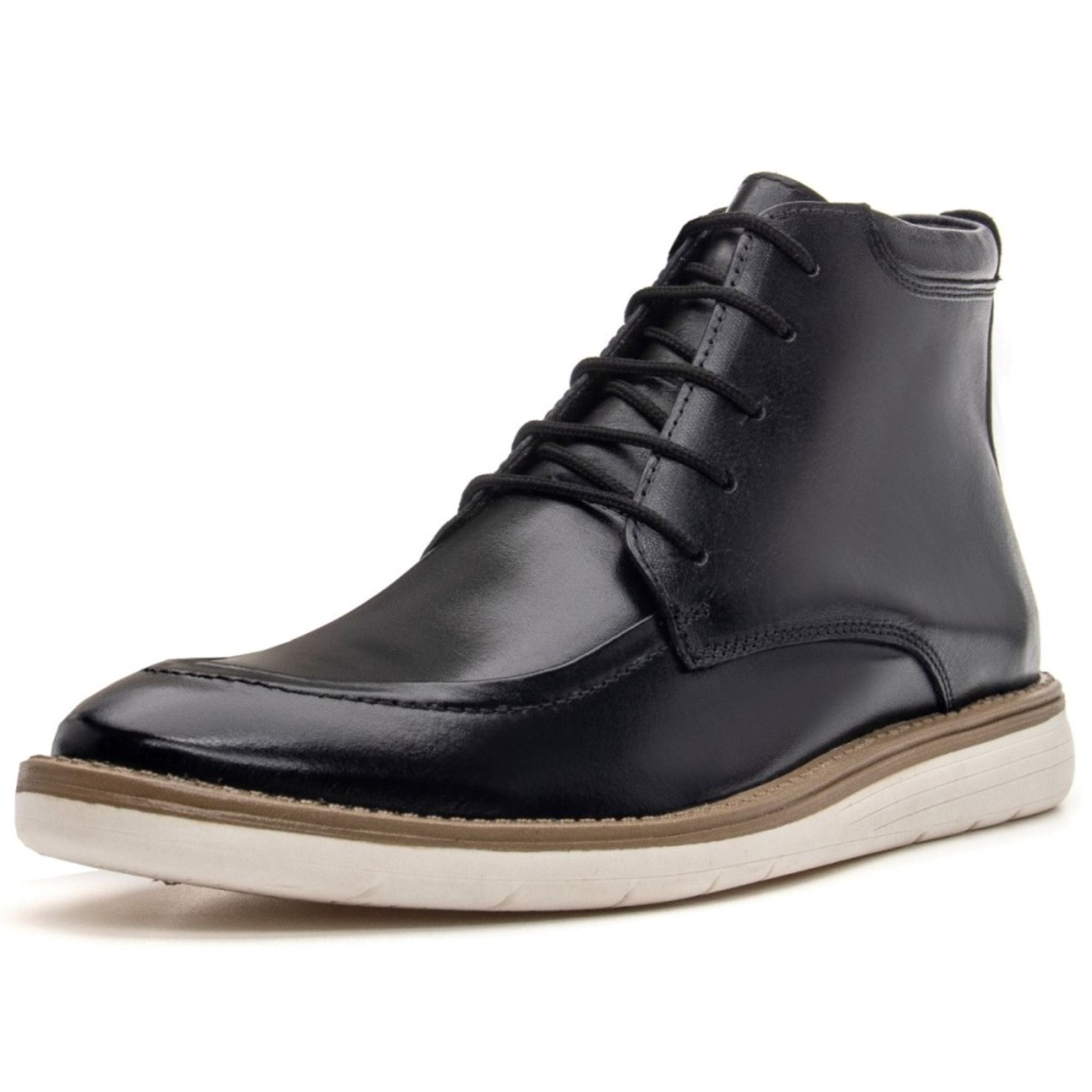 Bota Masculina Casual Derby Clube do Sapato de Franca DFT Hampton Preta Preto