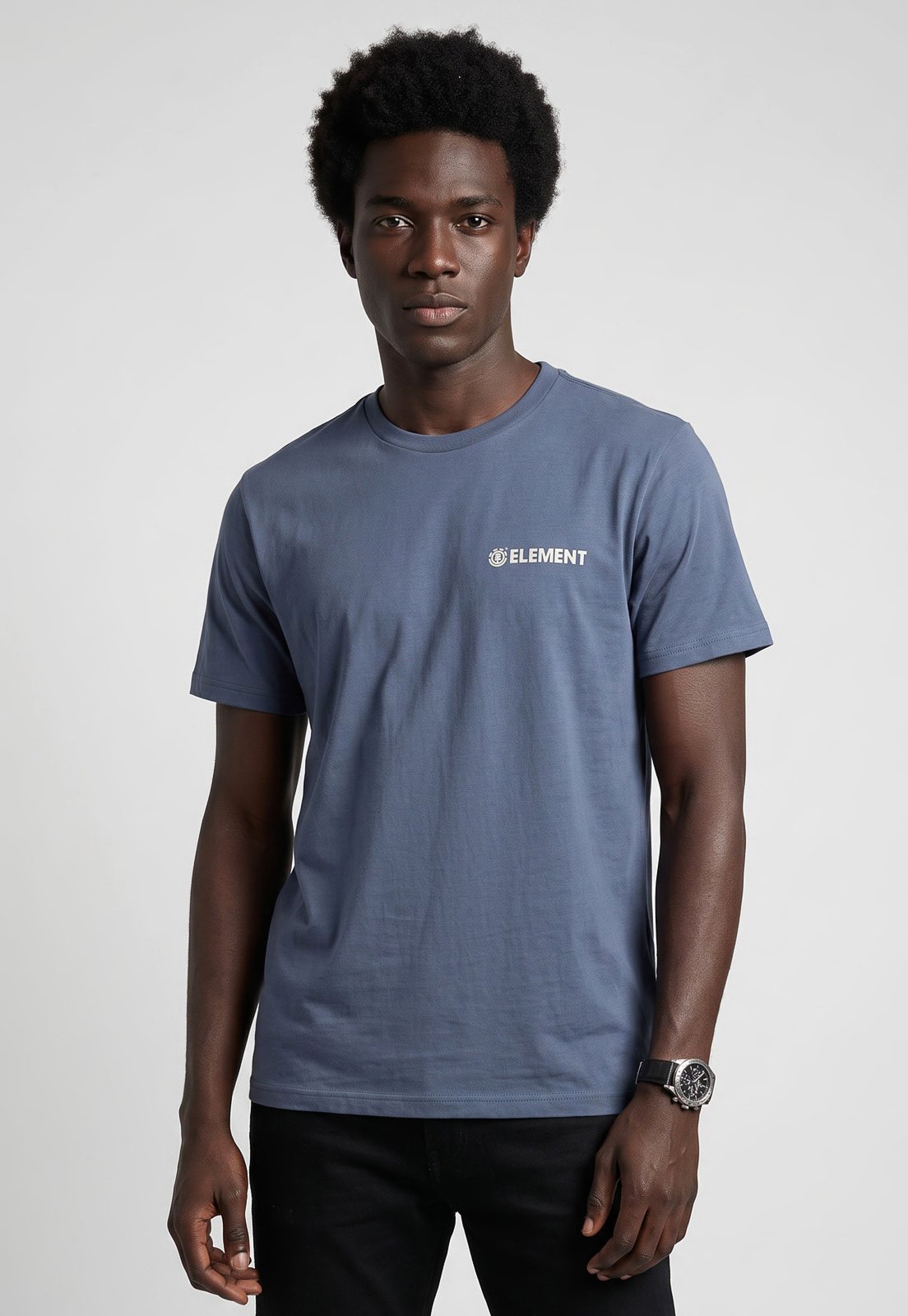 Camiseta Masculina Element Blazin Chest Azul