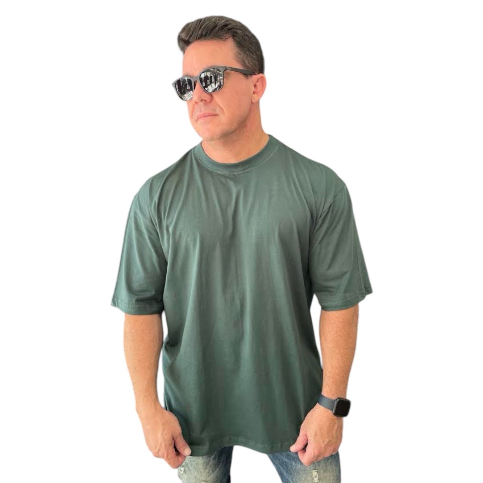 Camiseta Oversized Algodão Larga Stecchi