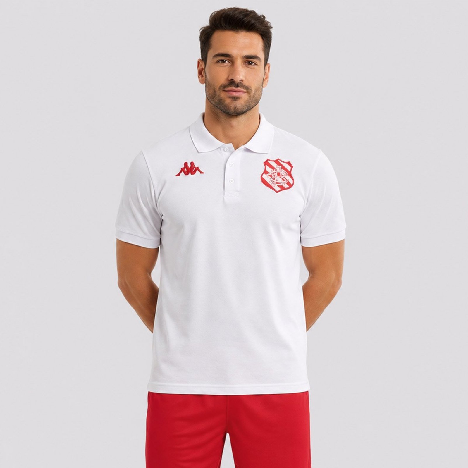 Polo Kappa Piquet Bangu 2026 Branca