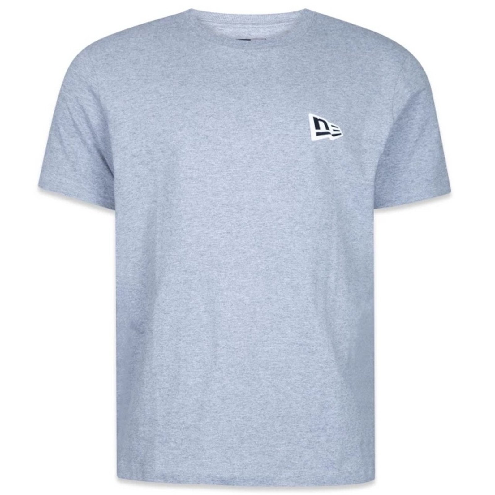 Camiseta New Era Regular New Era Brasil Mescla Cinza