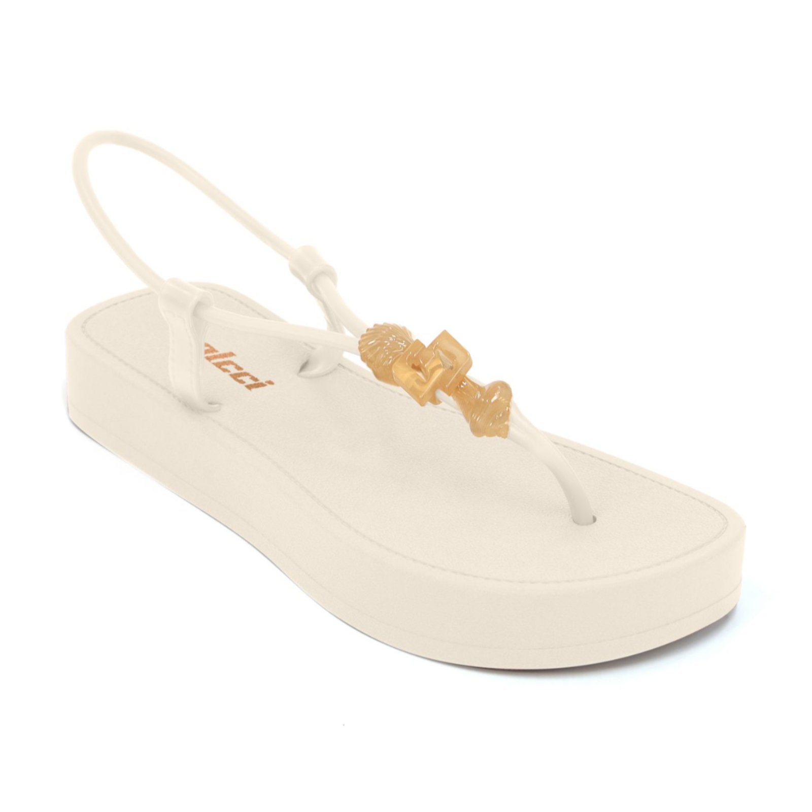 Sandália Grumari Flatform Colcci Techfit Detalhe de Conchas Off Shell