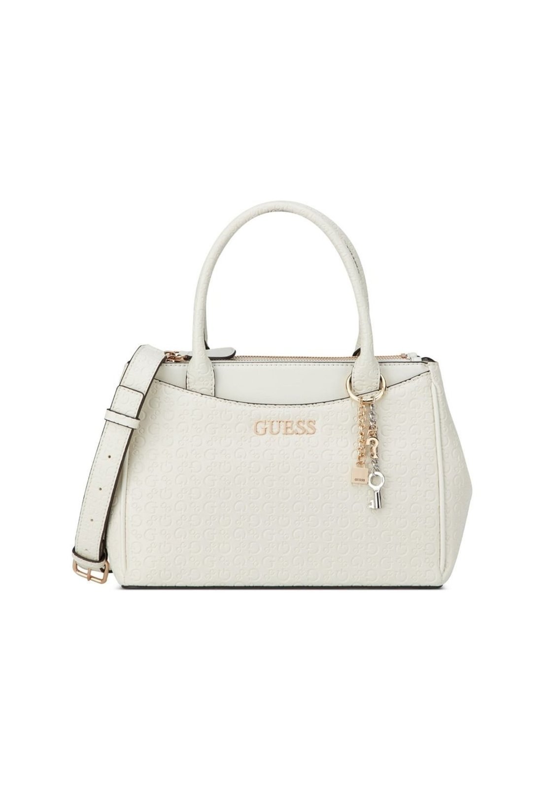 Bolsa Guess Elliot Satchel Branco