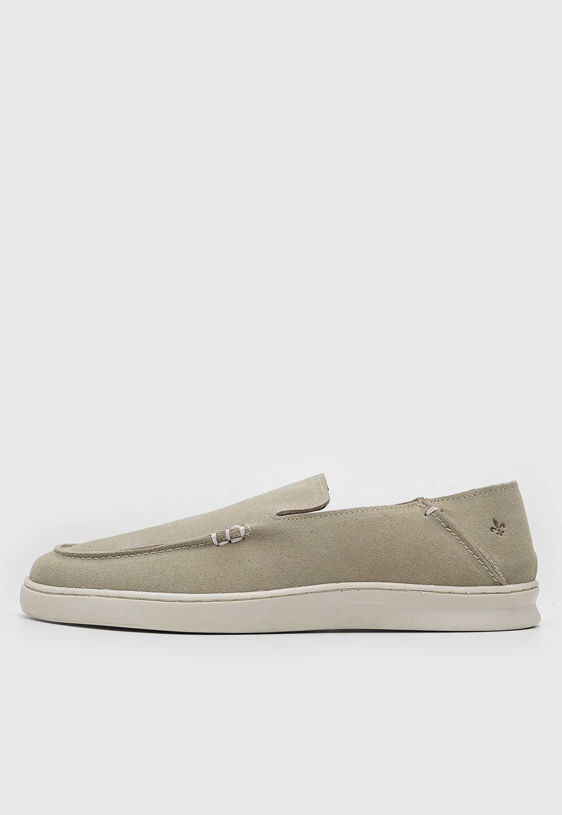 Mocassim Masculino Dudalina Camurça Bege