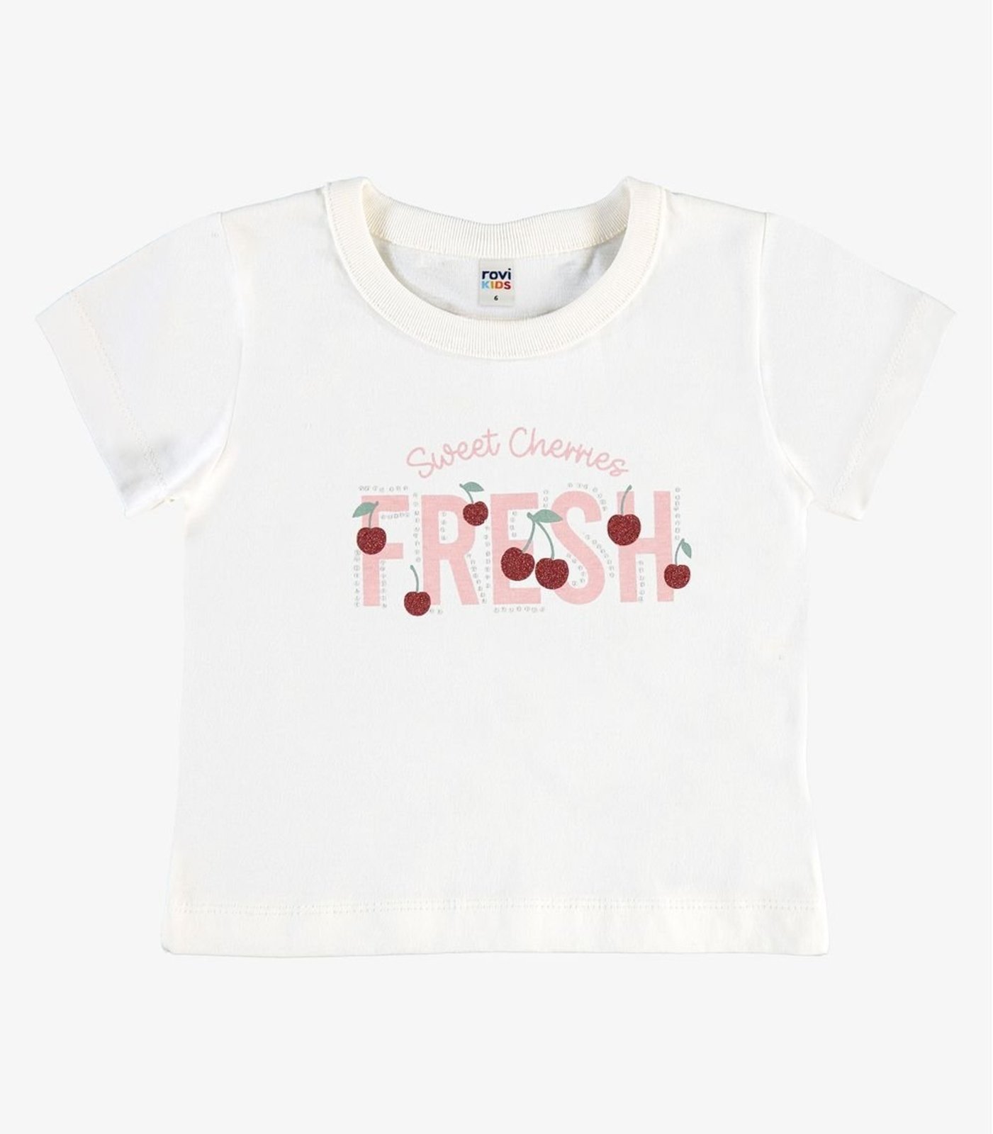 Infantil - Blusa Meia Malha Com Estampa Rovi Branco