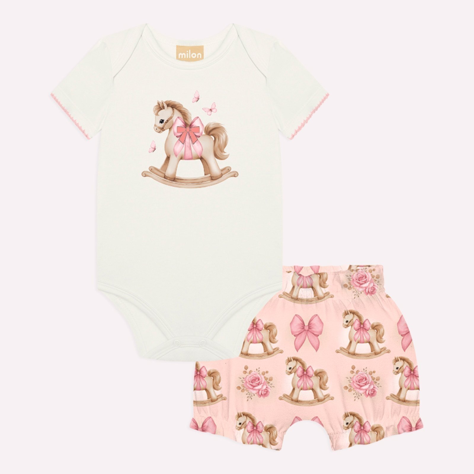 Infantil - Conjunto Menina Cavalinho Milon