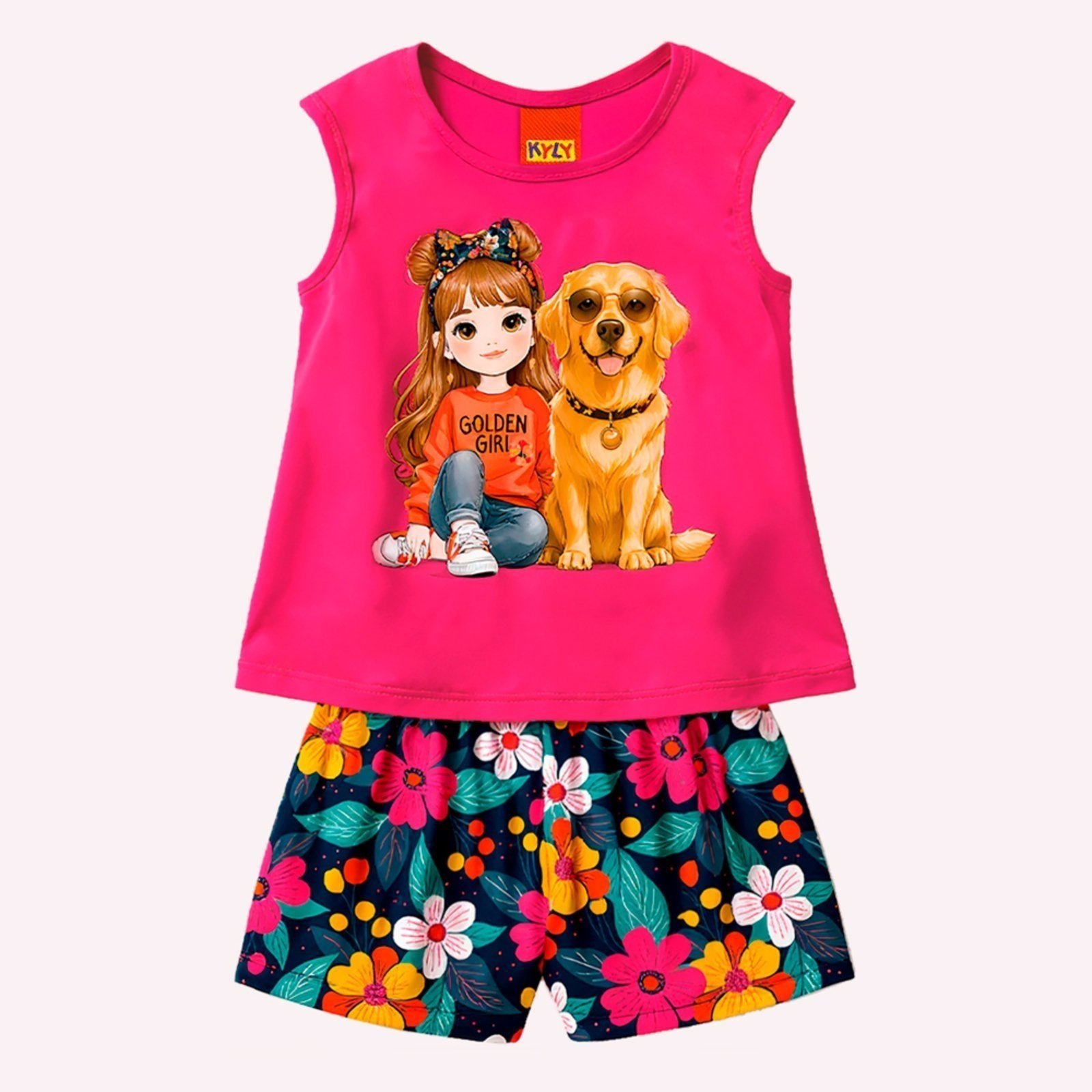 Infantil - Conjunto Menina Estampa Kyly