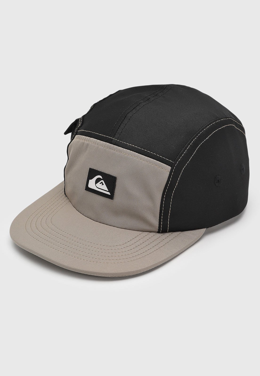 Vista 2 Boné Unissex Quiksilver Polar Cap Open Box Cinza preto Quiksilver preto