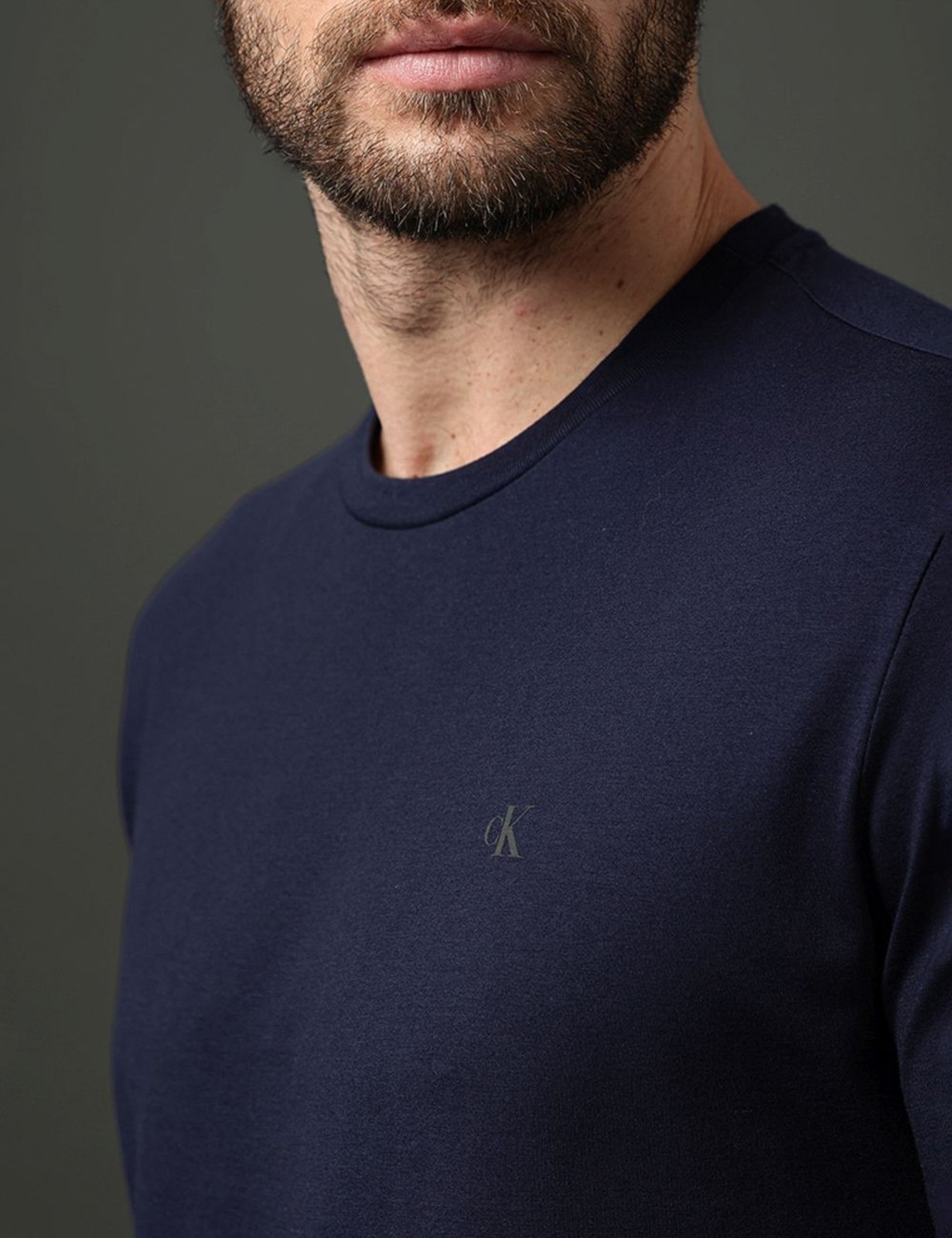 Camiseta Masculina Pima Calvin Klein Jeans – Marinho Calvin Klein Jeans