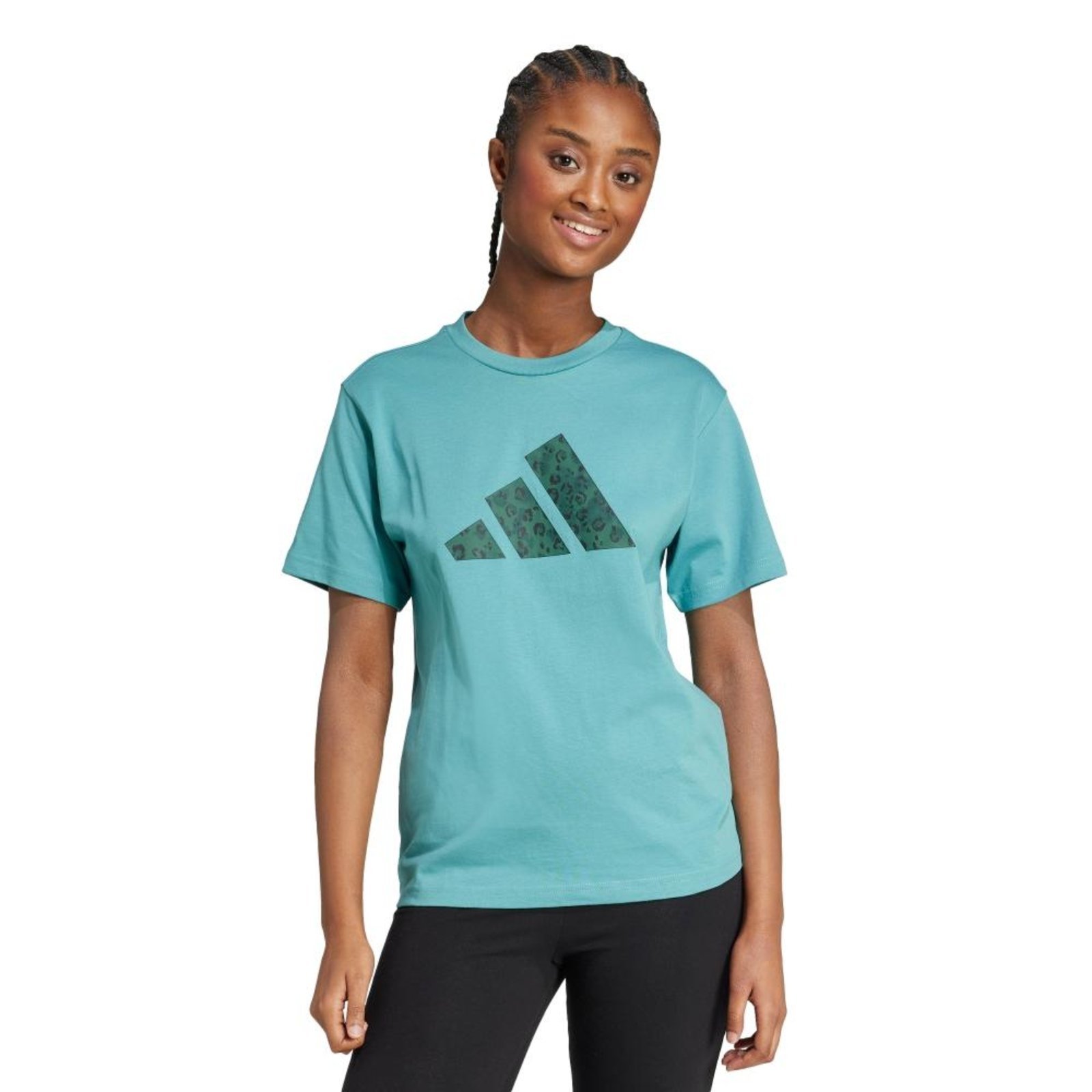 Camiseta estampada de animais adidas Sportswear Azul