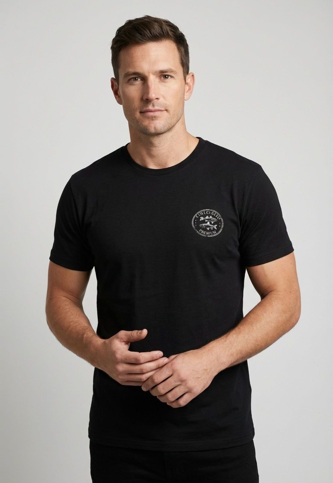Camiseta Masculina Colcci Estampa Chase The Horizon Preta
