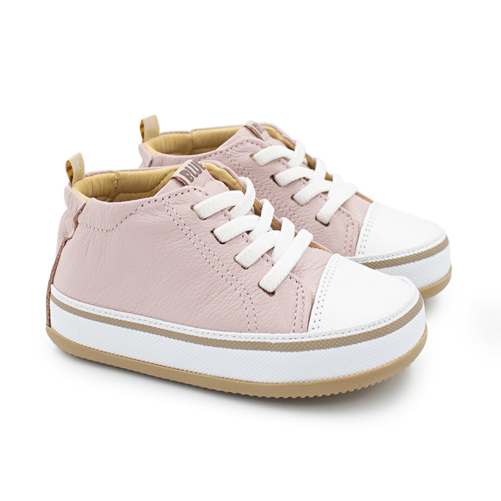 Vista 2 Infantil - Bota Menina Blue Alana Couro Balerina Blue Infantis rosa blue