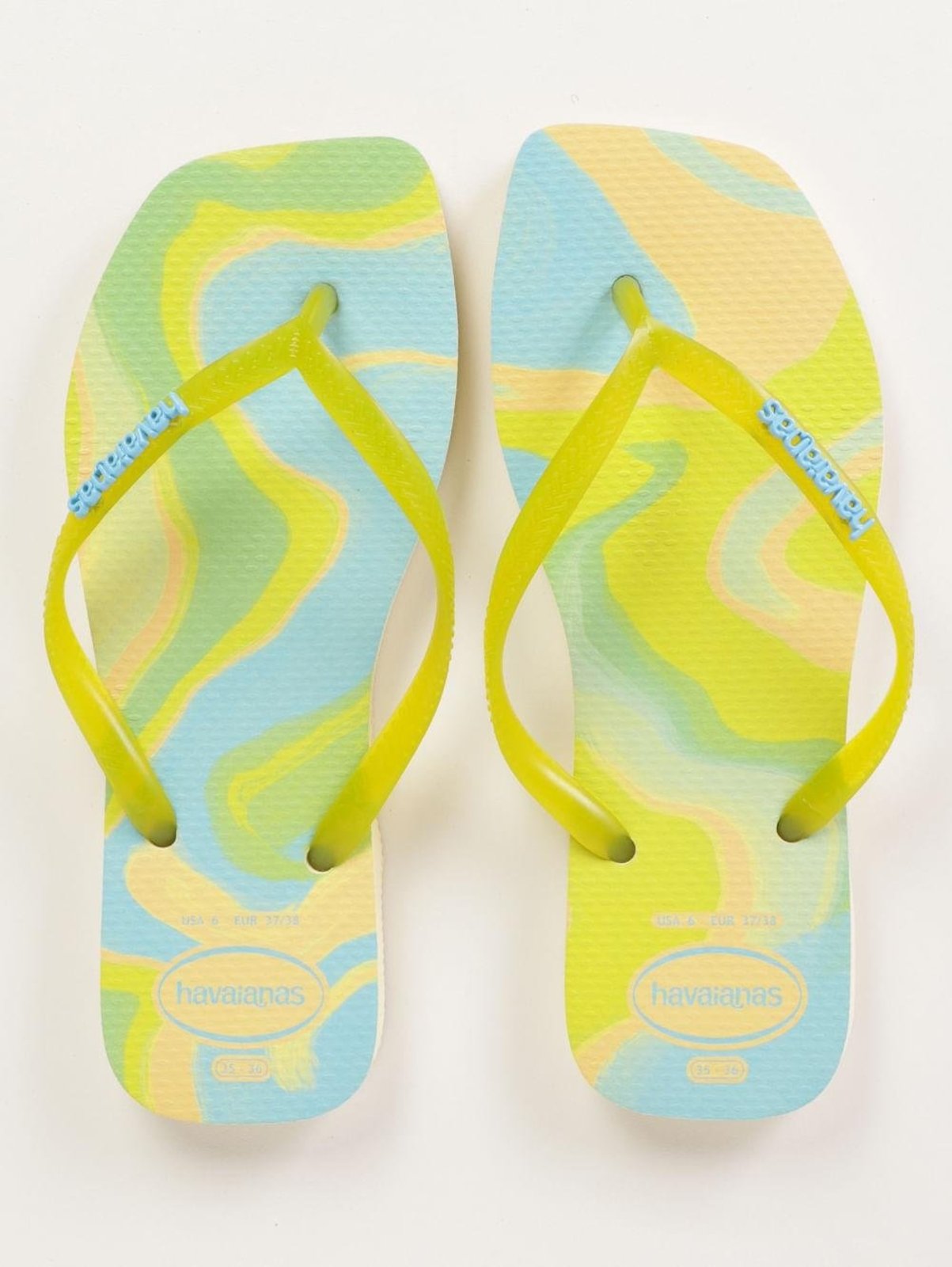 Chinelo Slim Square Jelly Havaianas Feminino VERDE