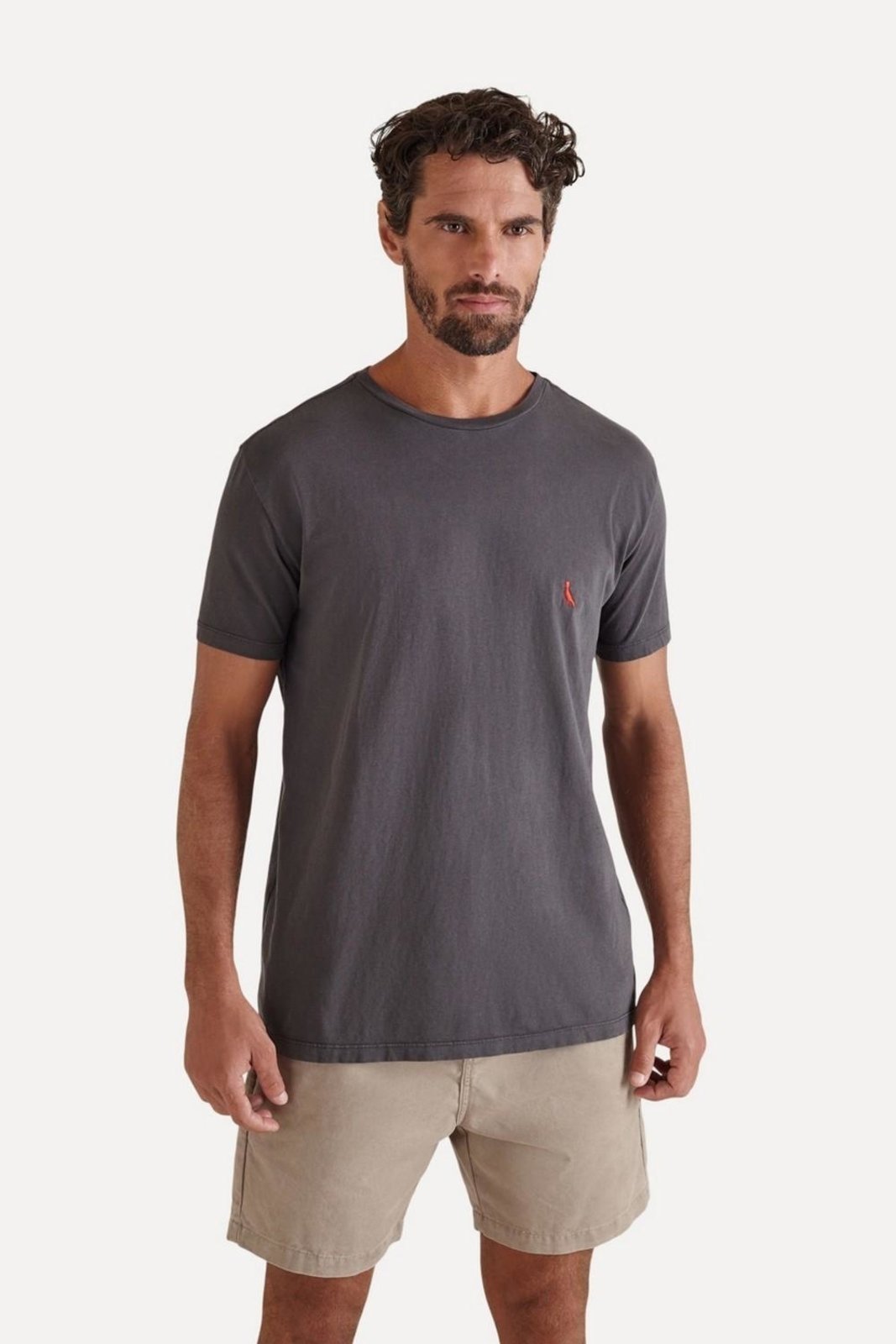 Camiseta Algodão Brasa Pica-Pau Bordado Reserva Preto